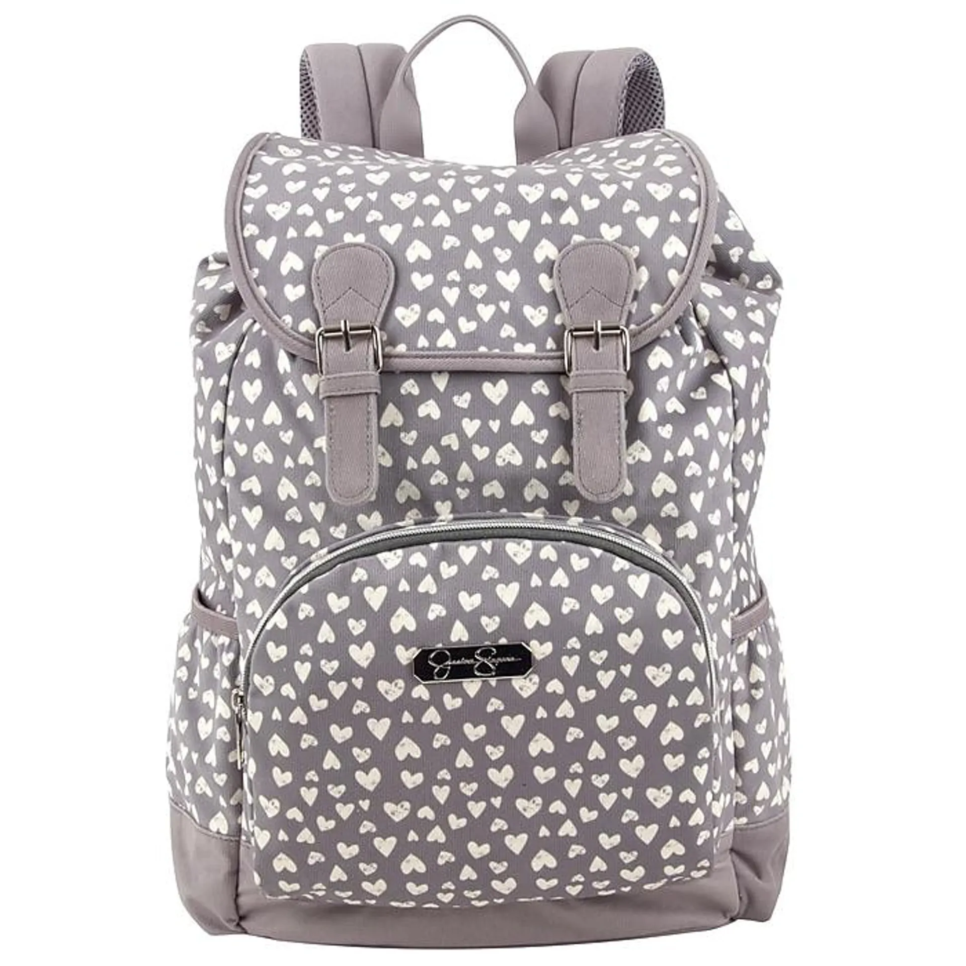 Jessica Simpson Heart Print Laptop Backpack,