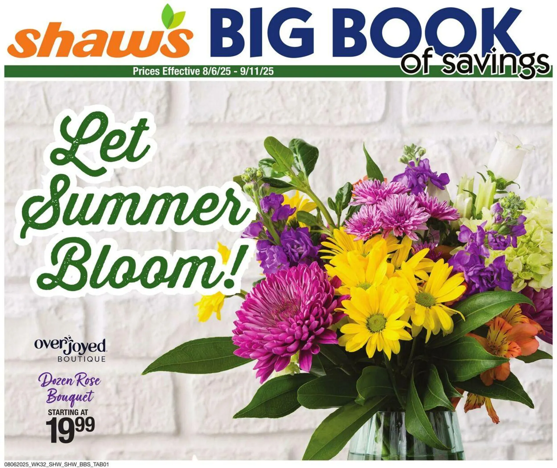 Weekly ad Shaws from August 6 to September 11 2025 - Page 1
