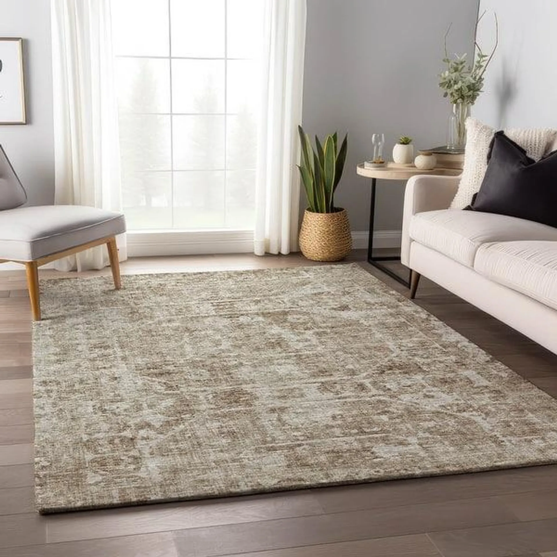 Premium Washable Super Soft Vintage Global Mayfield Rug