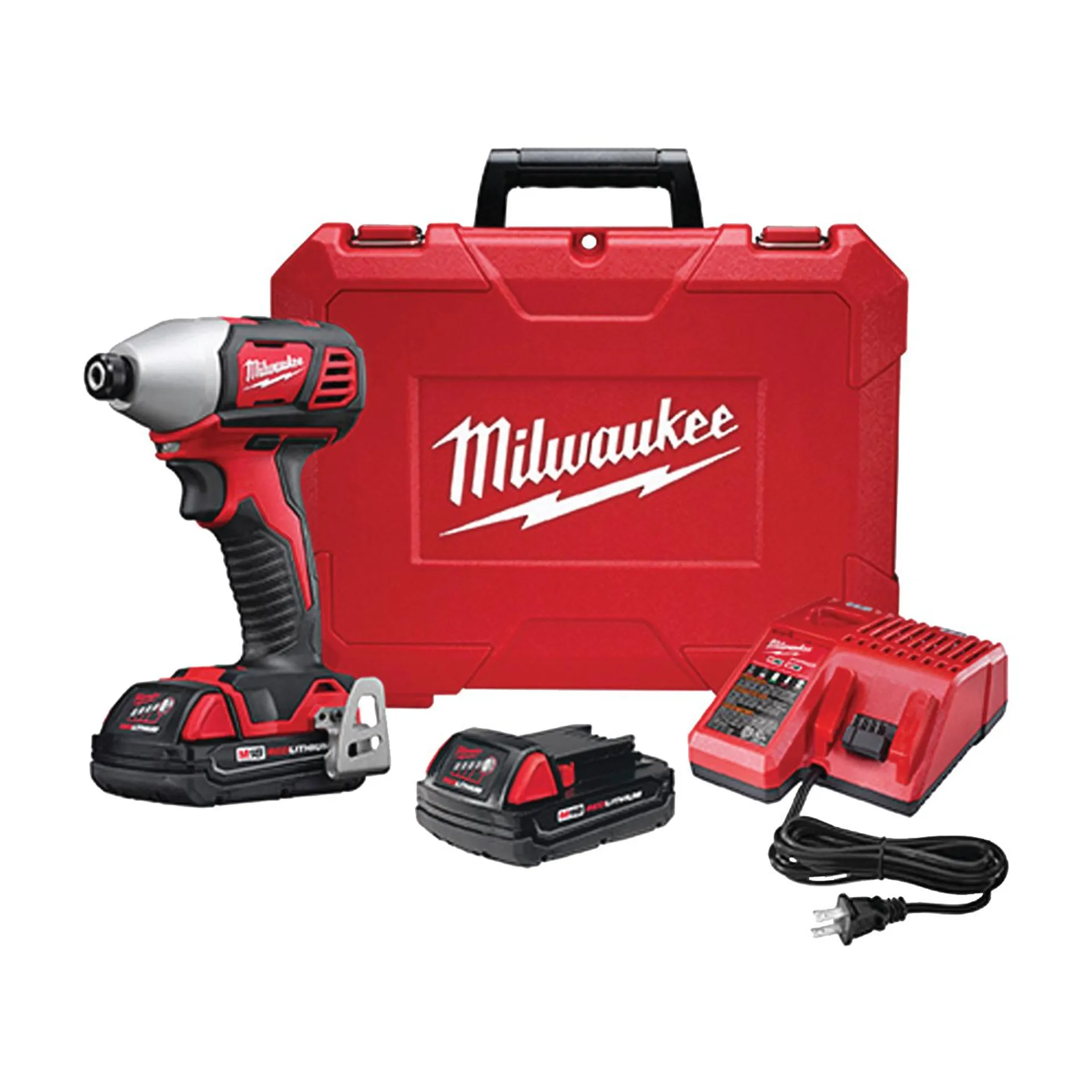 2657-22CT Impact Driver Kit, Battery Included, 18 V, 1.5 Ah, 1/4 in Drive, Hex Drive, 3350 ipm