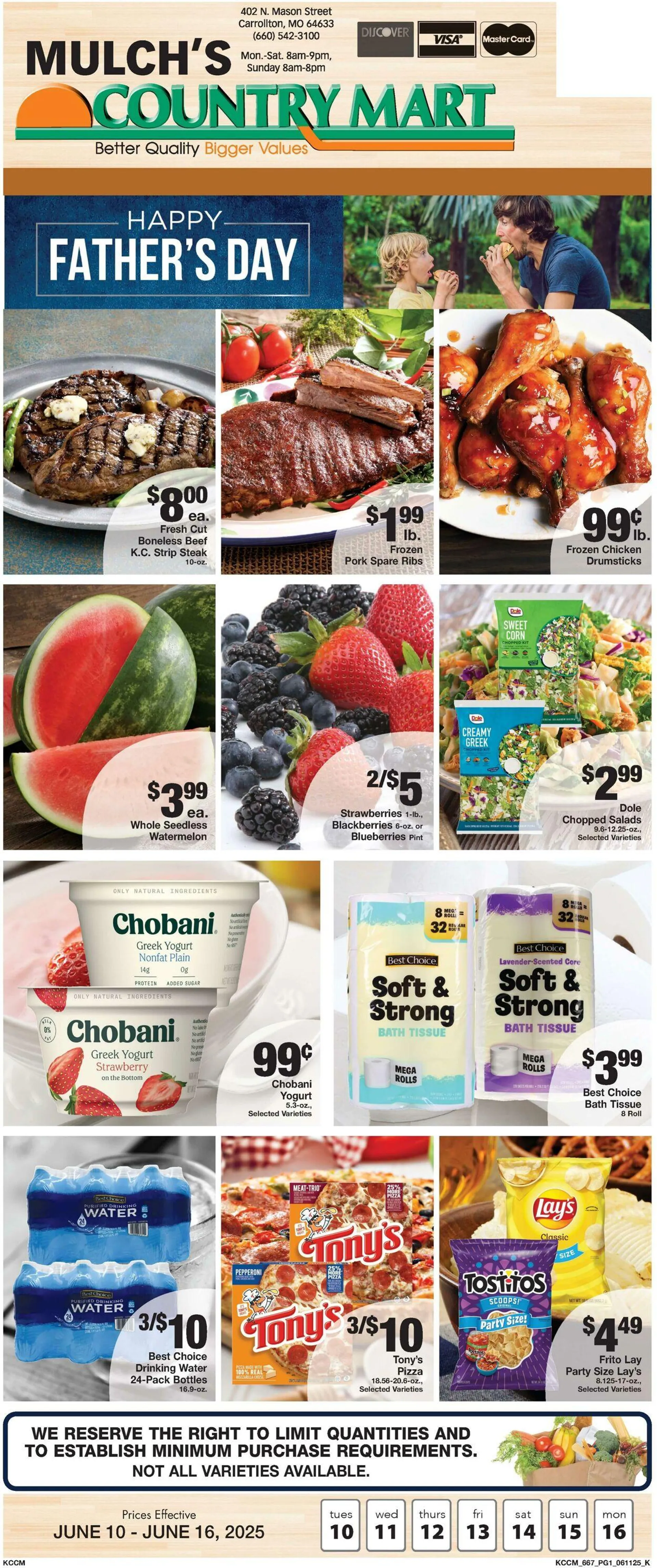 Weekly ad Country Mart from June 11 to June 17 2025 - Page 1