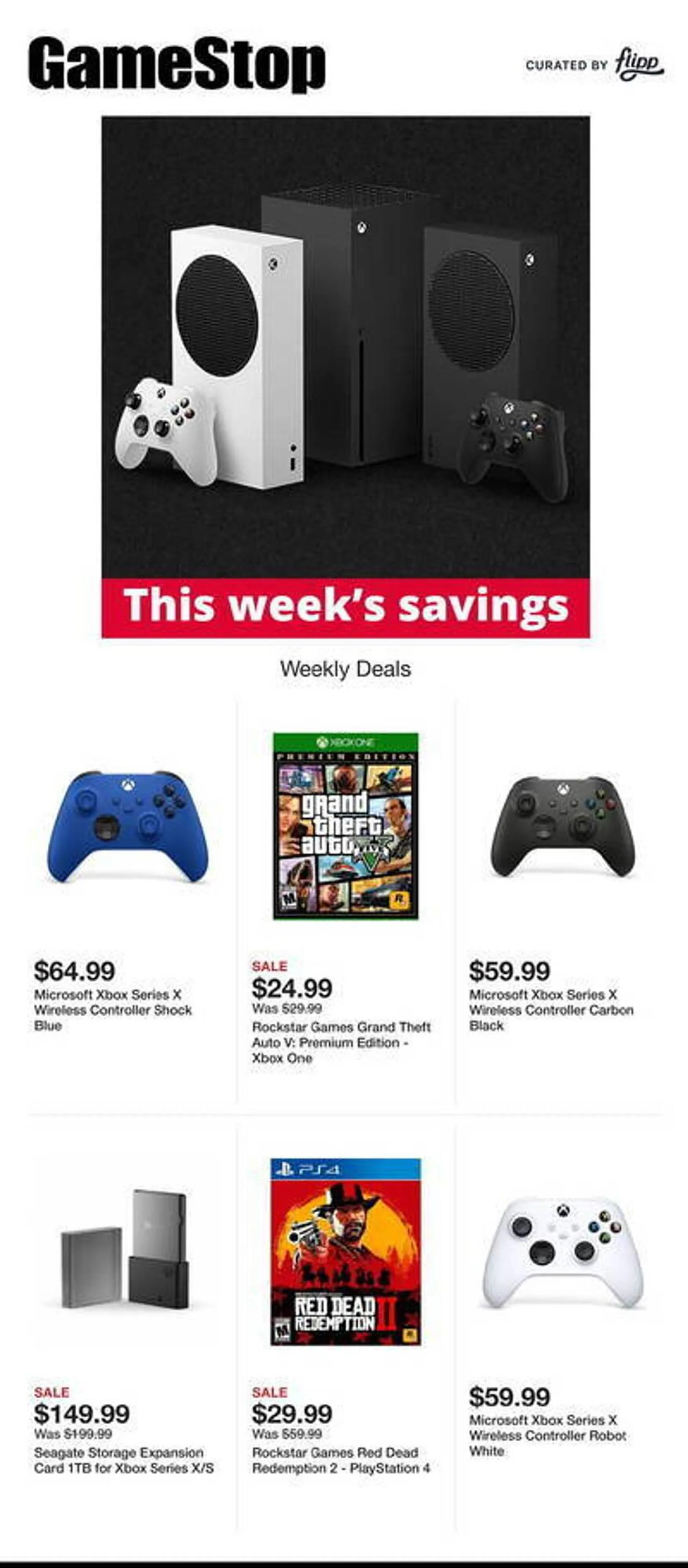 Game Stop Weekly Ad - 1