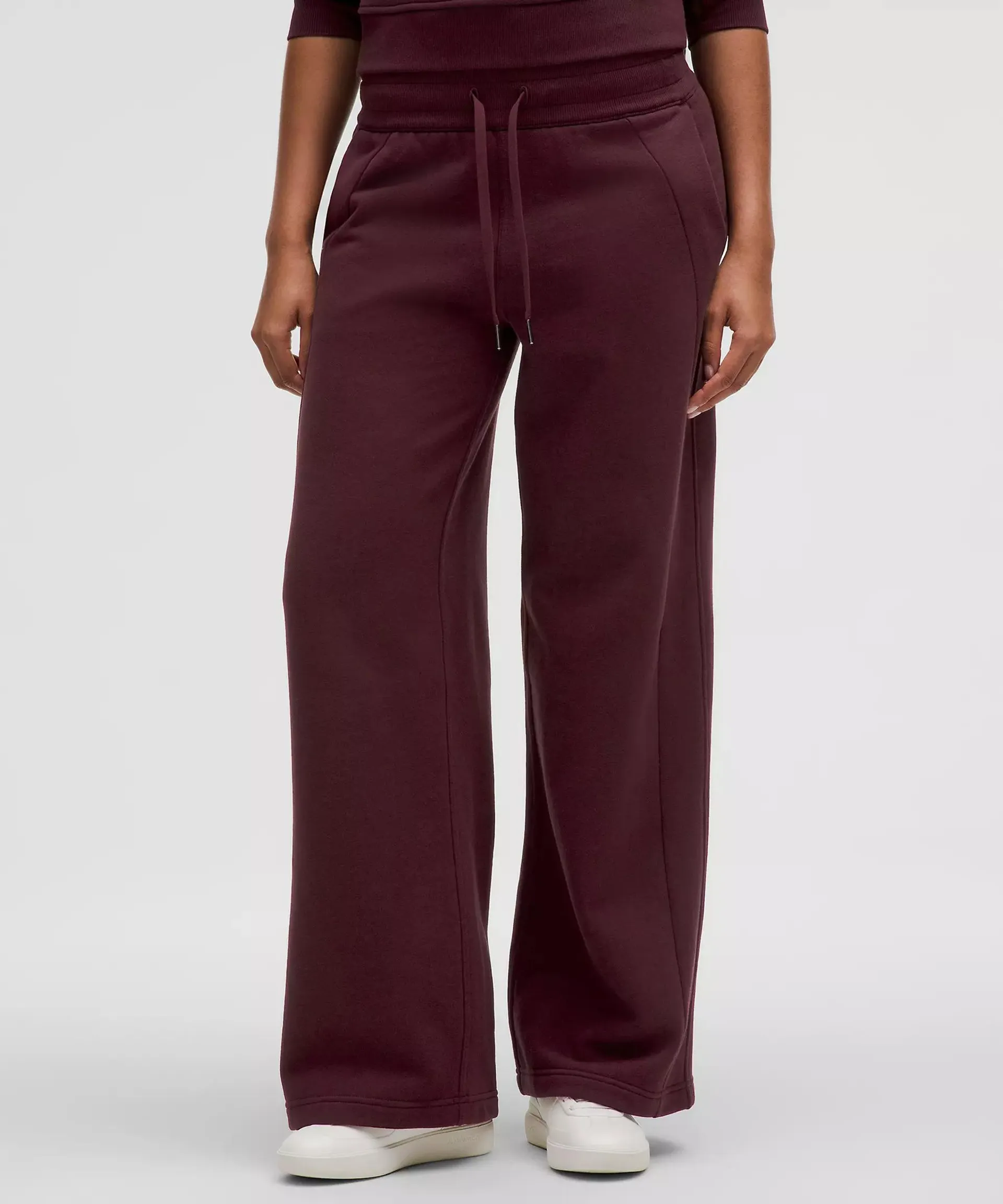 Scuba Mid-Rise Wide-Leg Pant