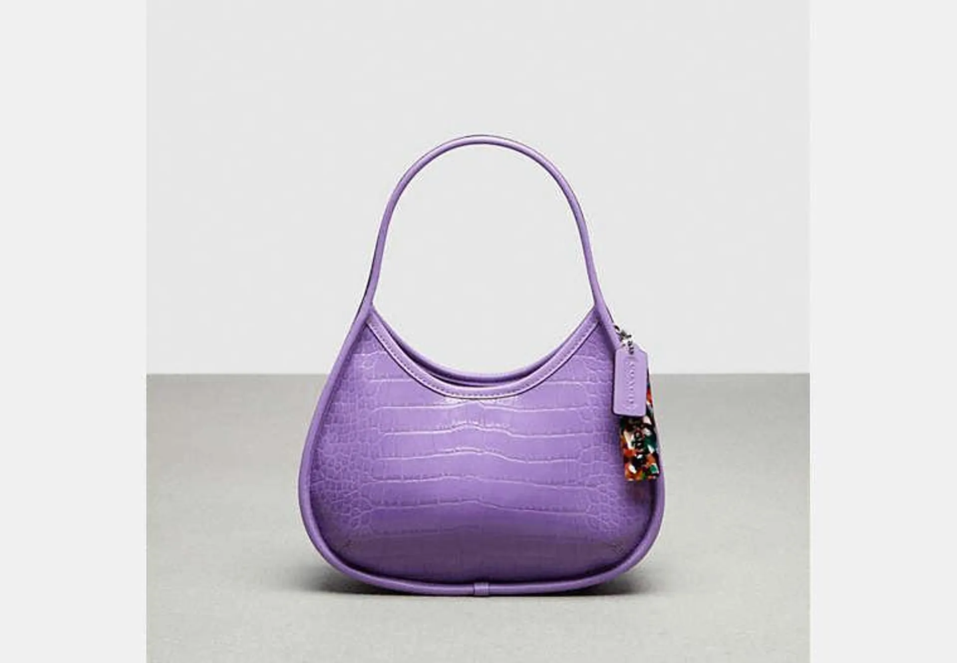 Ergo Bag In Croc Embossed Coachtopia Leather