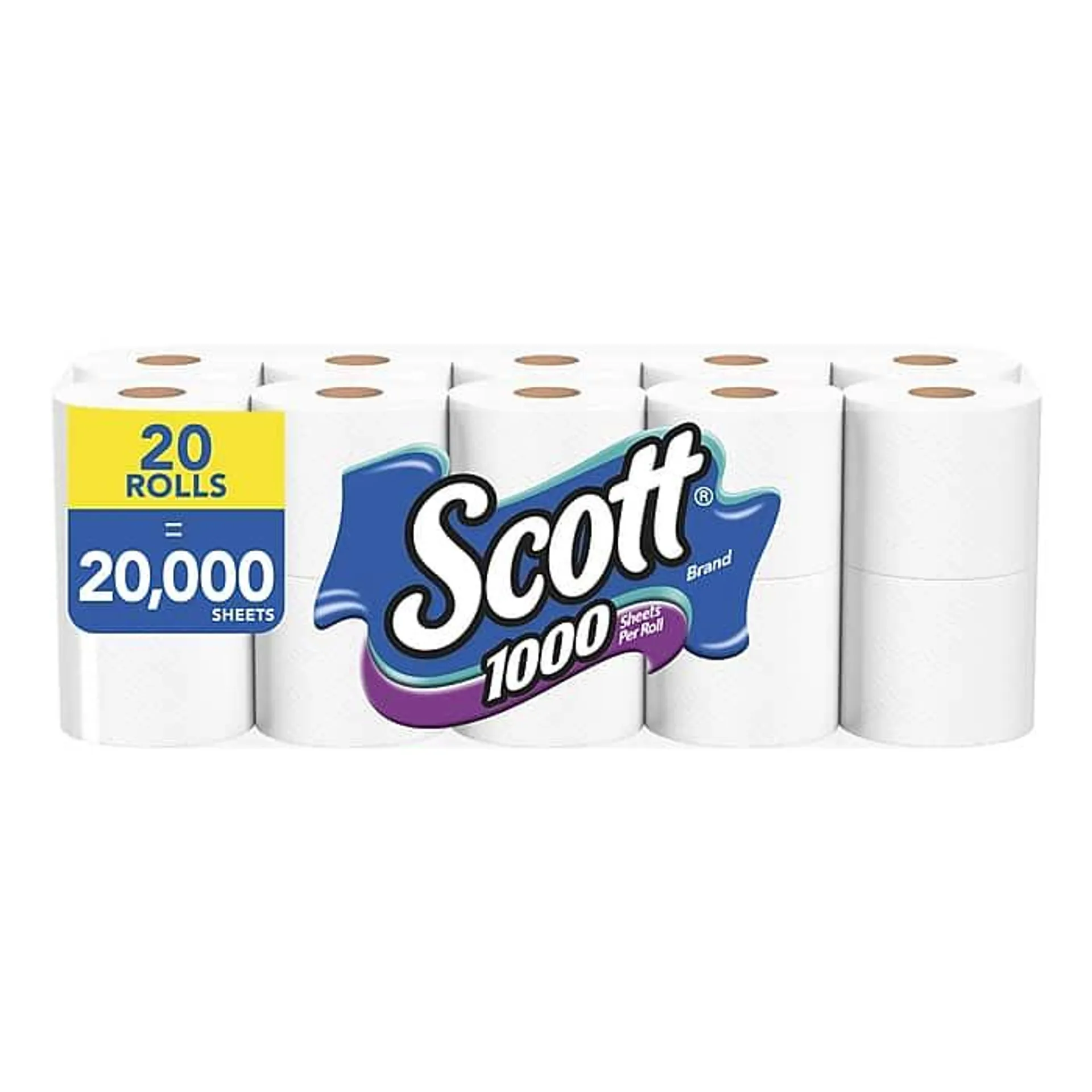 Scott 1-Ply Standard Toilet Paper,