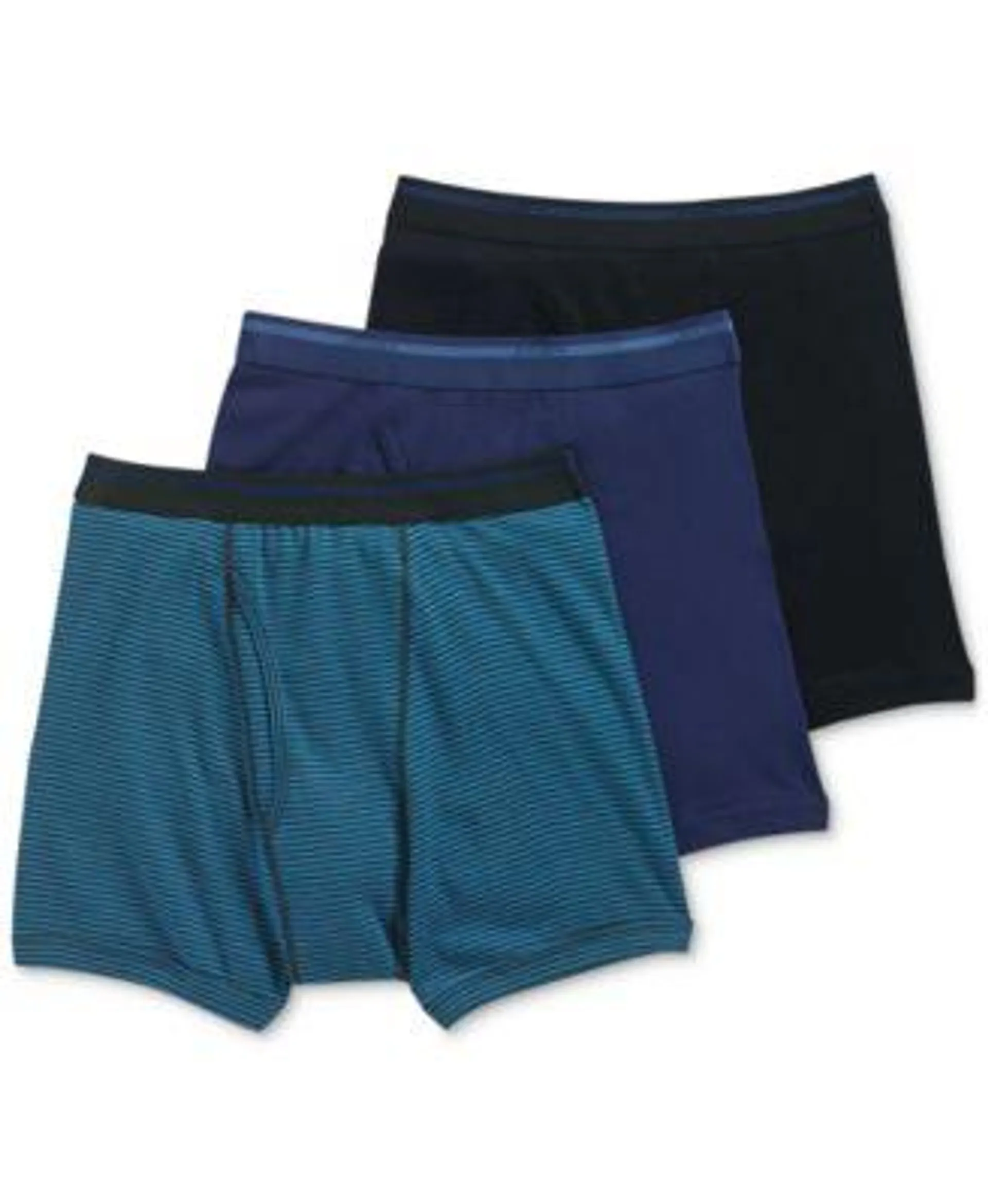 Men’s Classic 3 Pack Cotton Boxer Briefs