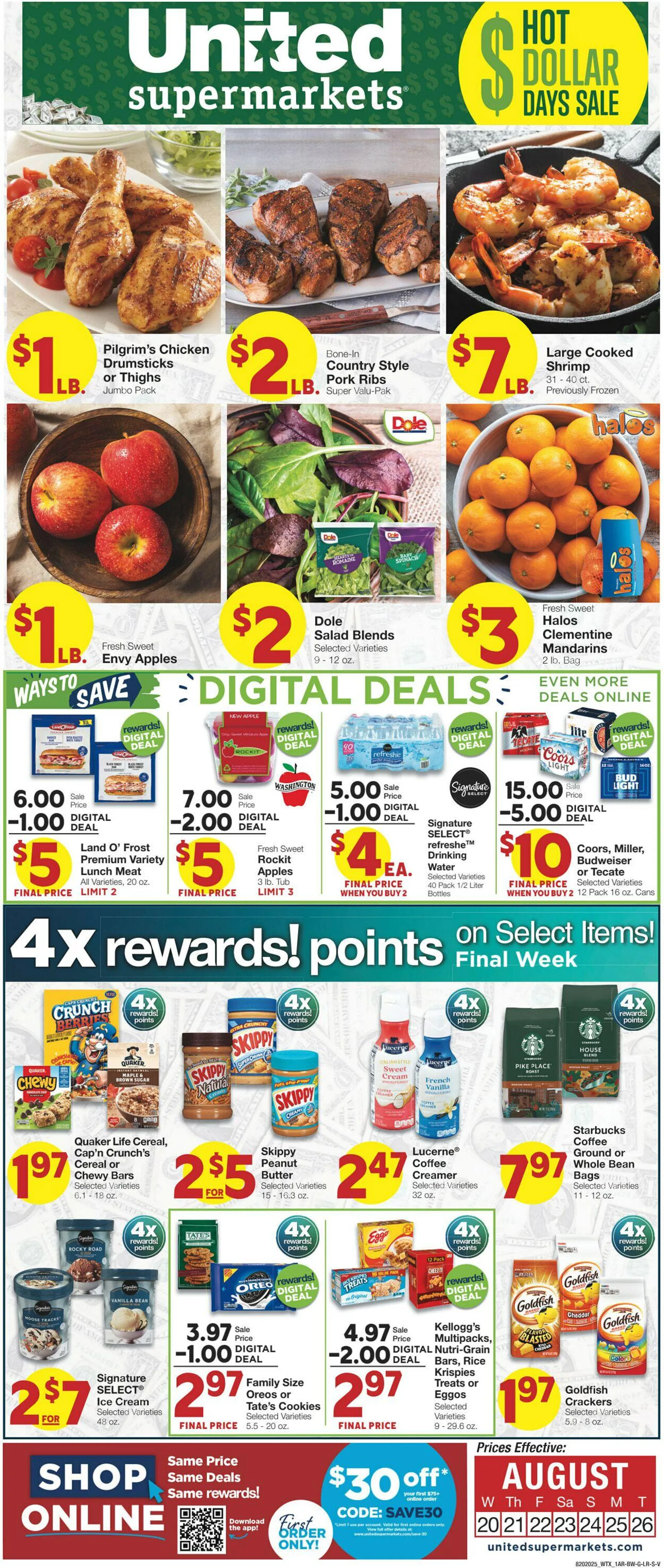 Weekly ad United Supermarkets Current weekly ad from August 19 to August 26 2025 - Page 1