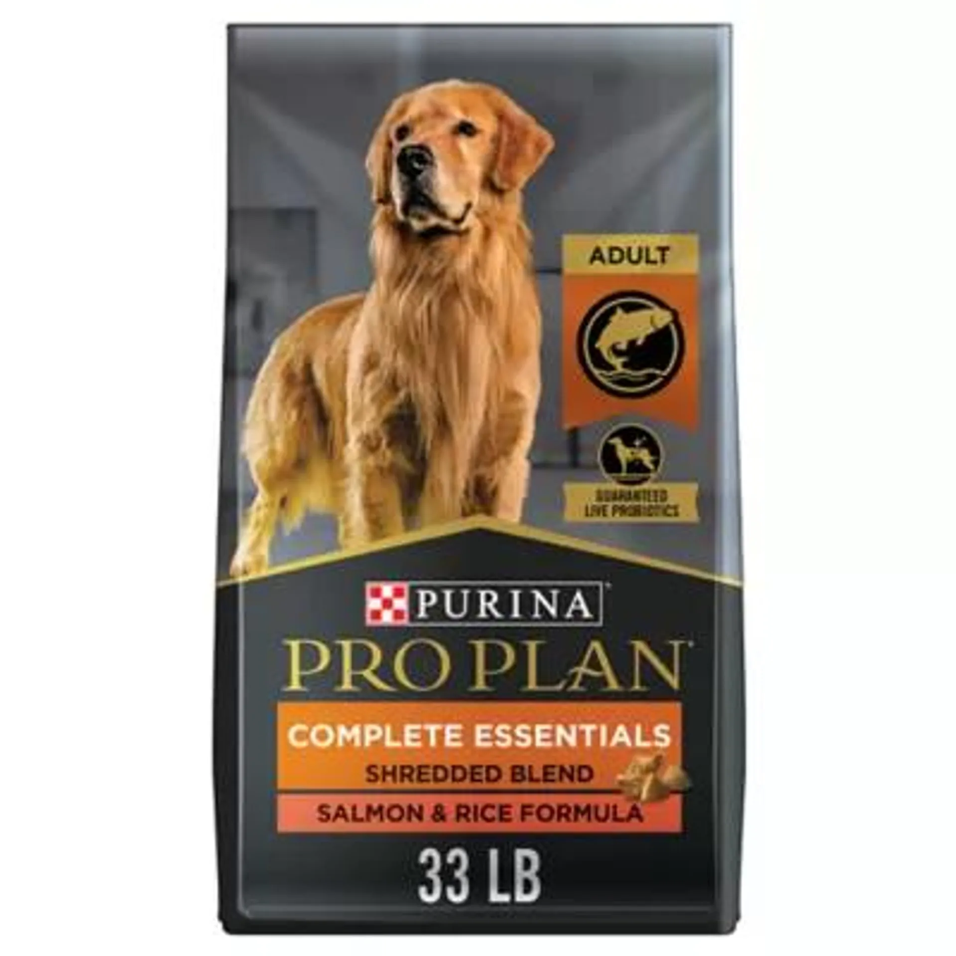 Purina Pro Plan Complete Essentials Shredded Blend Adult Dry Dog Food - Salmon & Rice