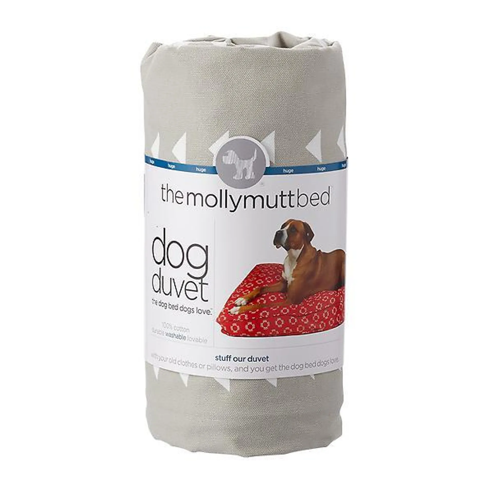 molly mutt Huge Pet Bed Duvet Grey