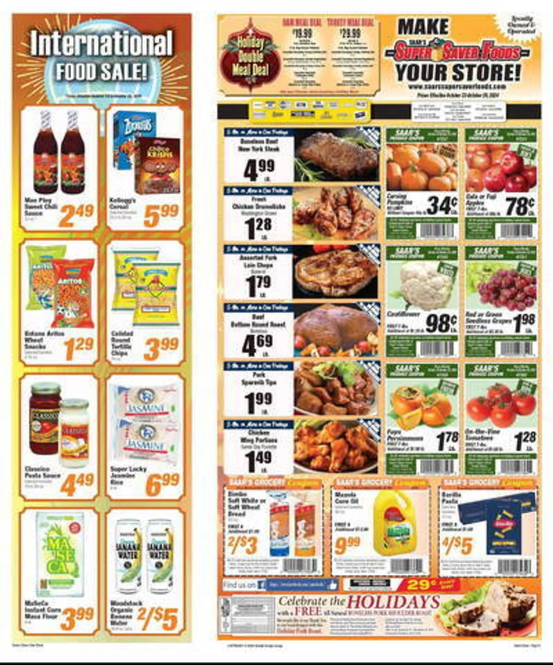 Weekly ad Super Saver Weekly Ad from October 23 to October 29 2024 - Page 1