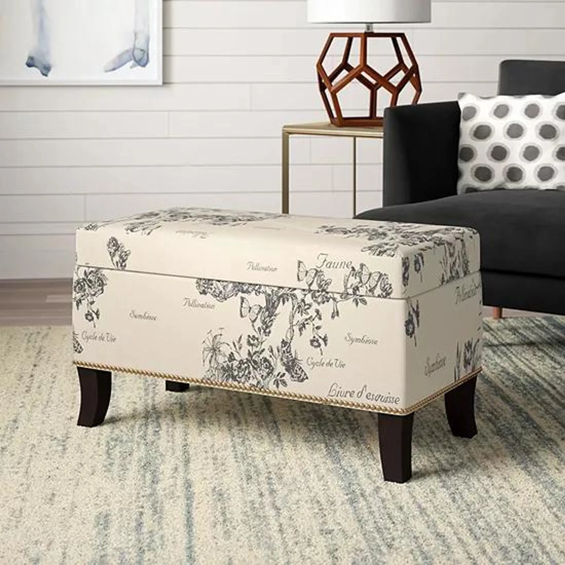 Stephanie Storage Tufted Bench