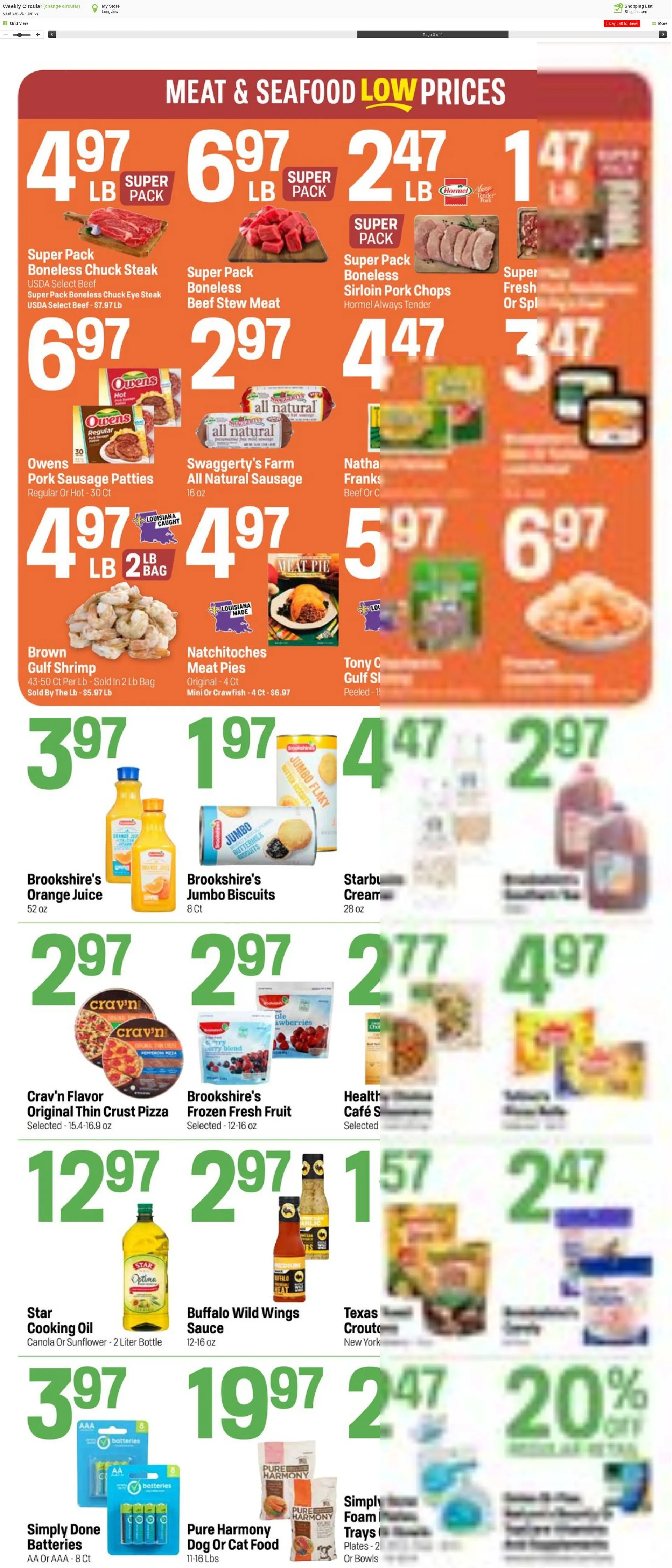 Weekly ad Super1Foods from January 8 to January 14 2025 - Page 3