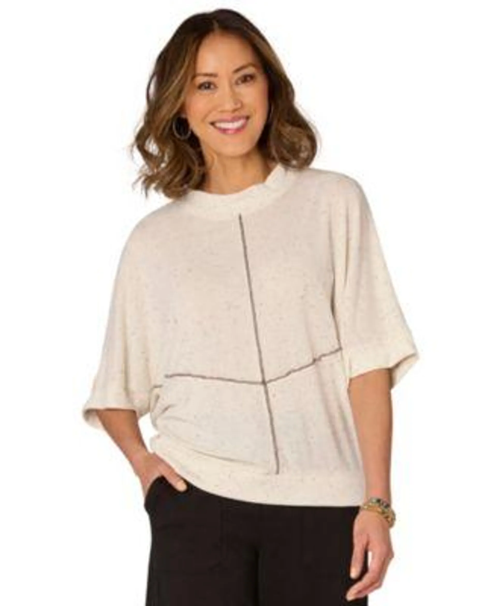 Women's Dolman Sleeve Knit Top