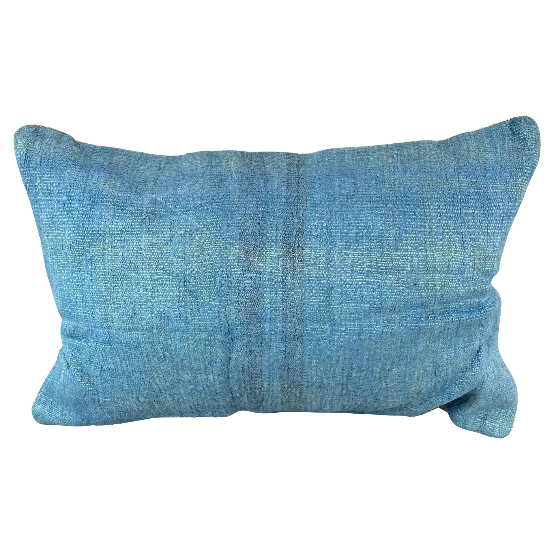 16 x 24 Hemp Pillow Turkish Cushion Natural Blue Pillow Cushion Cover #6243