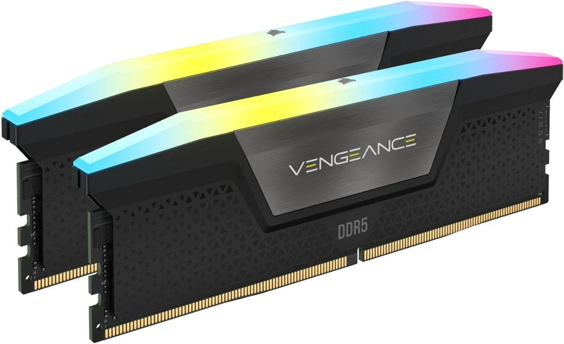 CORSAIR Vengeance RGB 32GB (2 x 16GB) 288-Pin PC RAM DDR5 6000 (PC5 48000) Desktop Memory Model CMH32GX5M2E6000C36