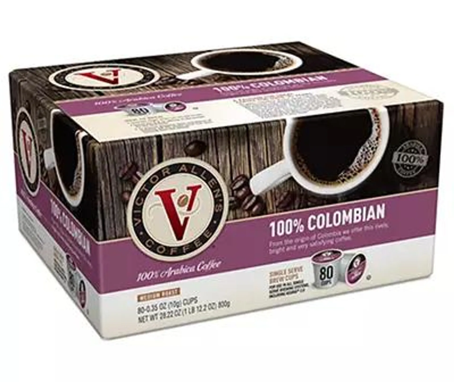 Colombian Medium Roast 80-Pack Brew Cups