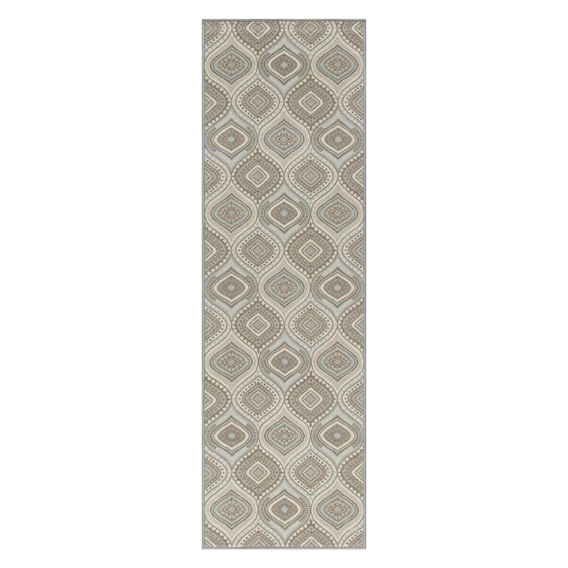 (D407) Contemporary Geometric Ogee Design Runner, 2x7