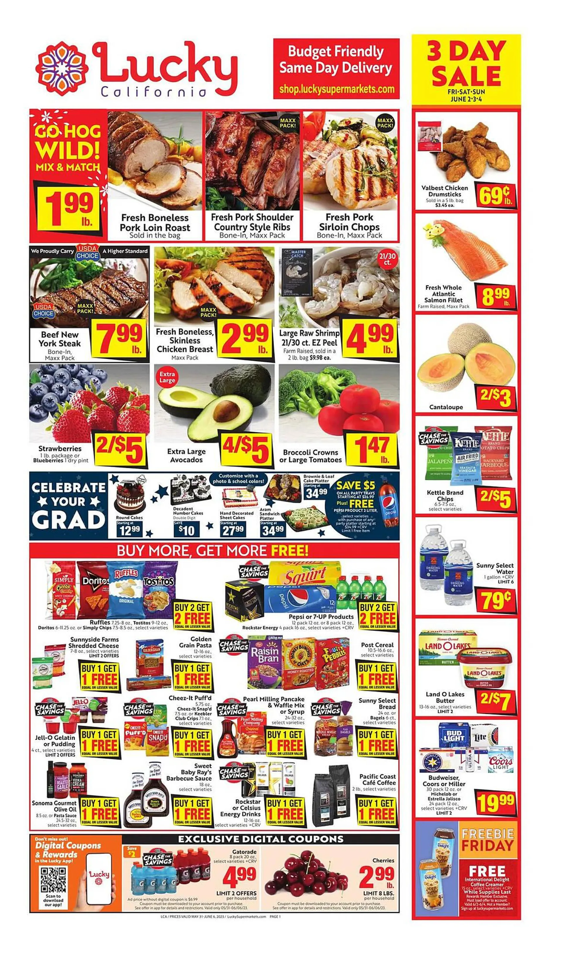 Lucky Supermarkets ad - 1