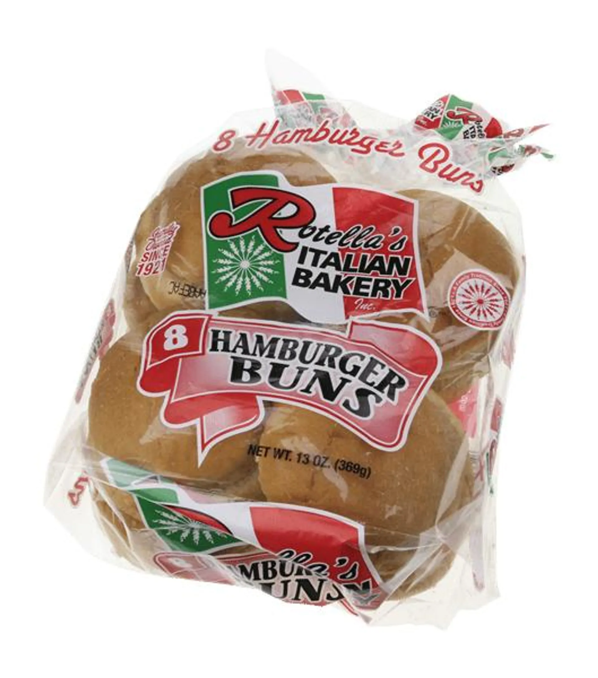 Rotella's Italian Bakery Hamburger Buns 8 Count