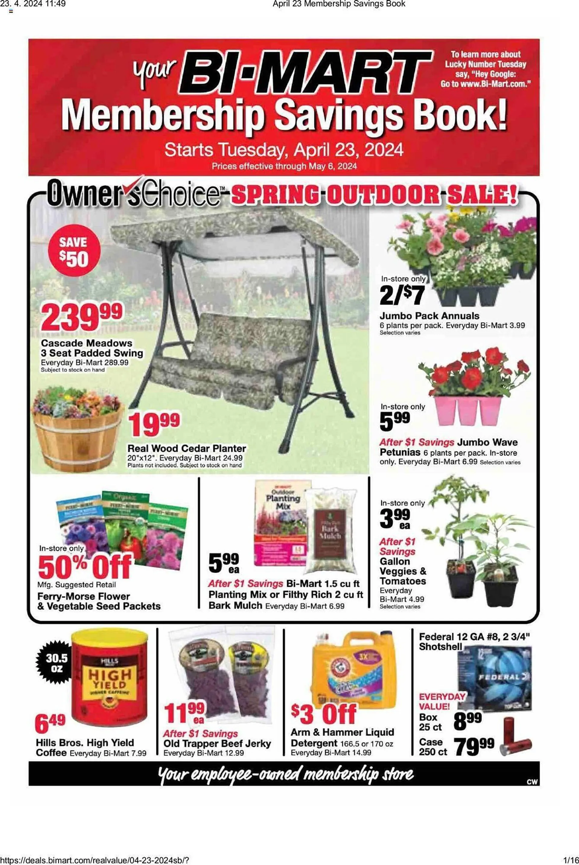 Bi-Mart Weekly Ad - 1