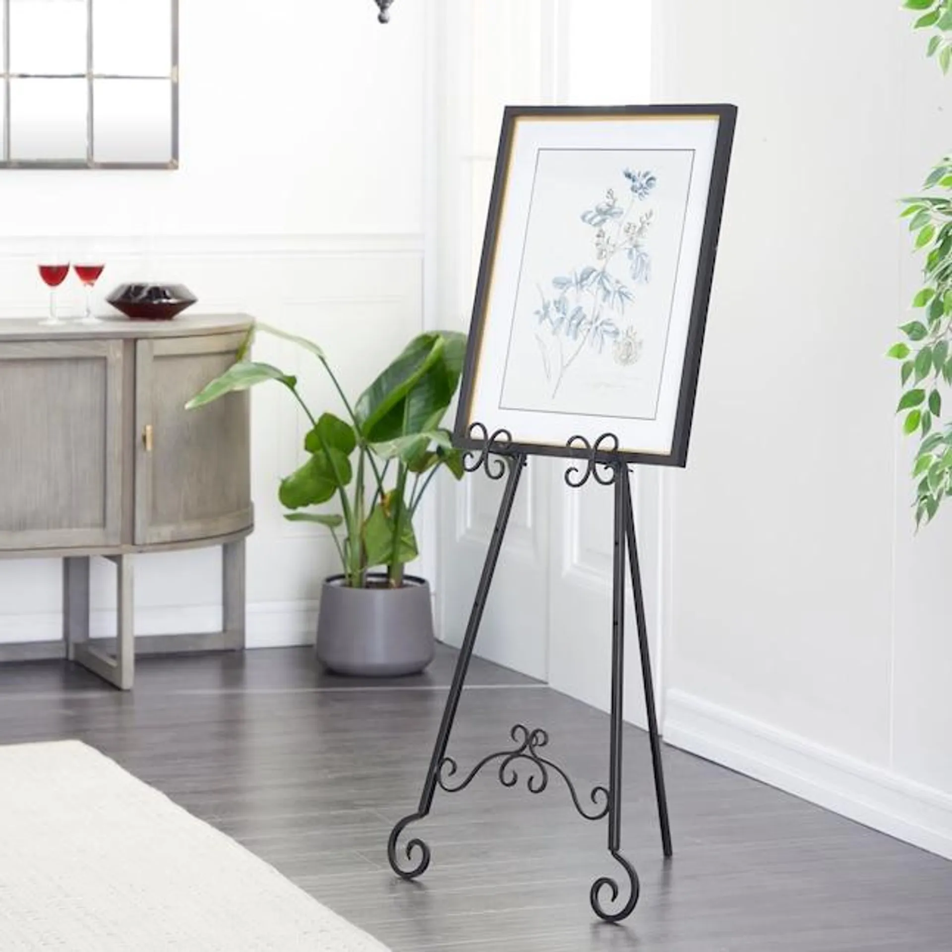 Grayson Lane Black Iron Country Decorative Easel