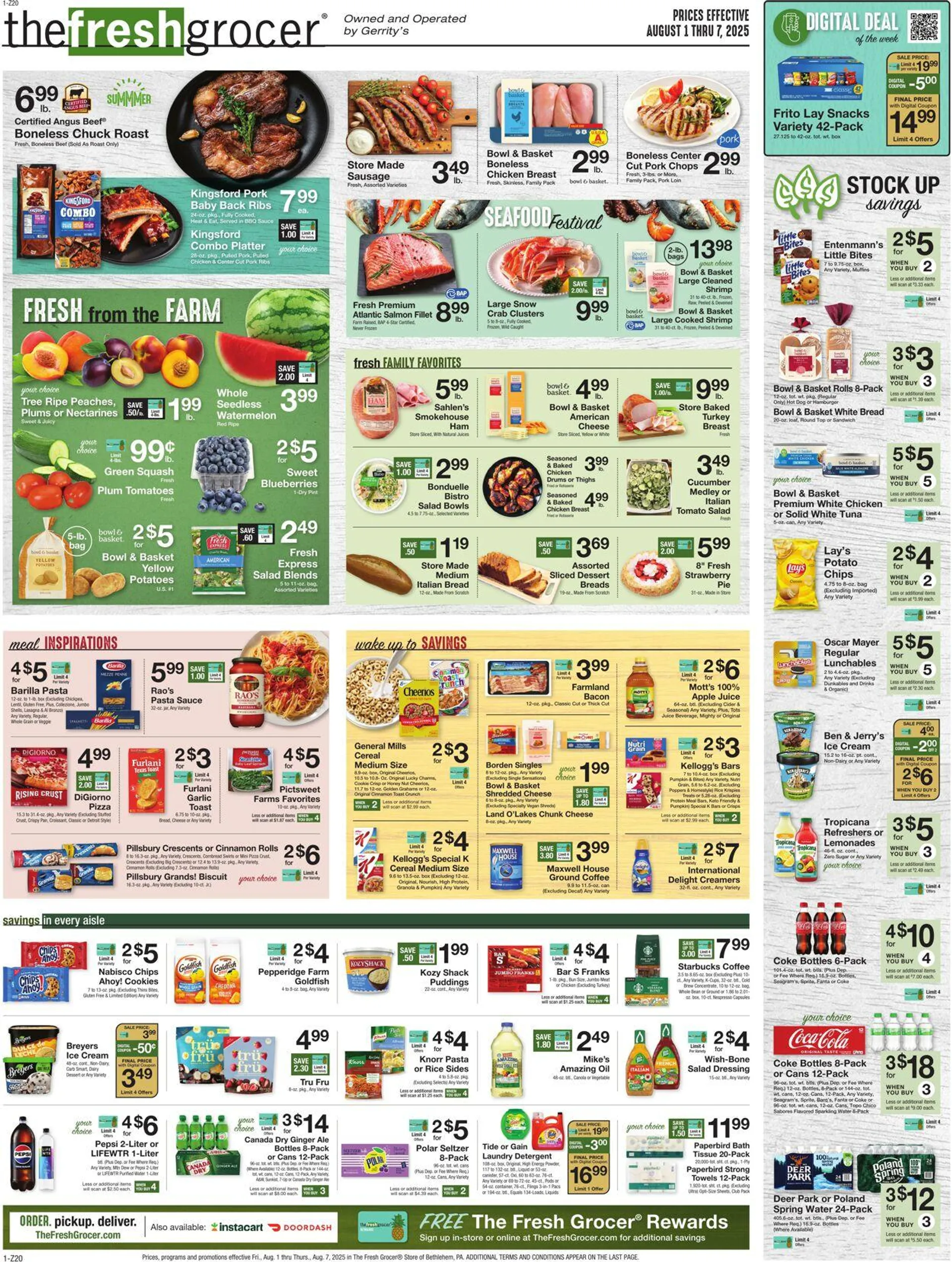 Weekly ad Gerrity's Supermarkets Current weekly ad from July 31 to August 7 2025 - Page 1