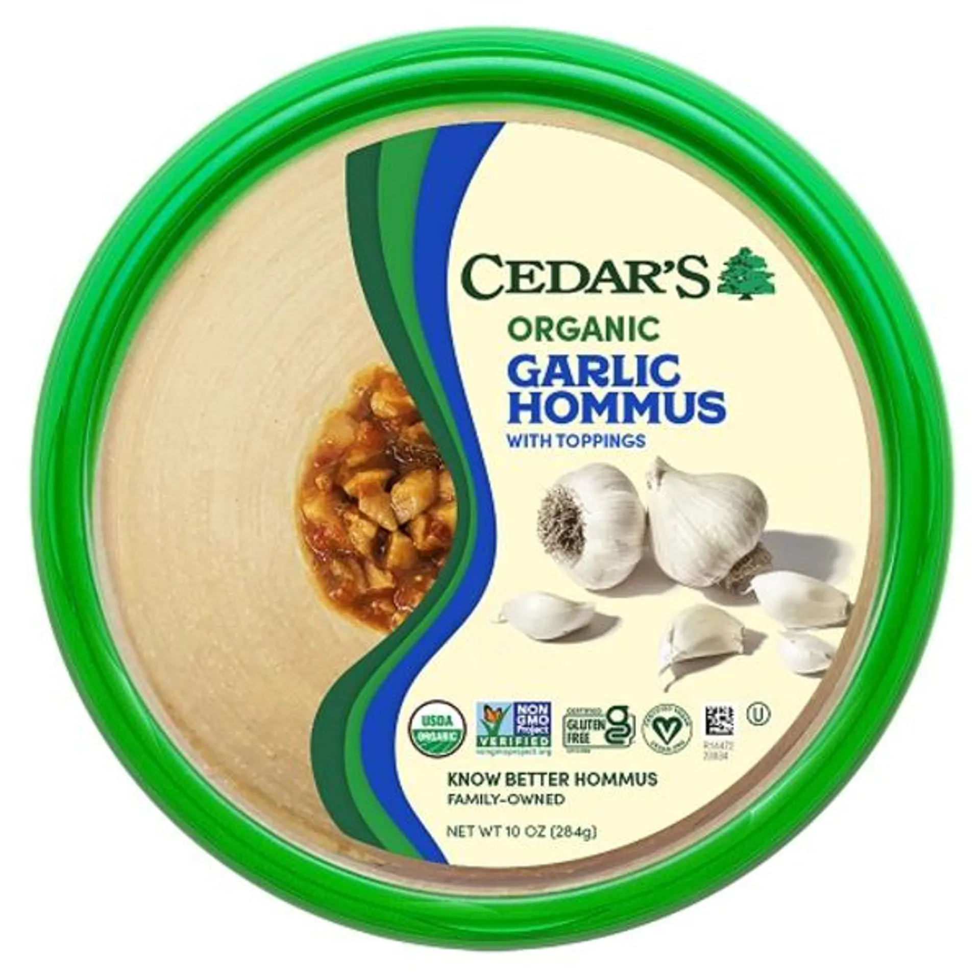 Cedar's Mediterranean Foods Organic Garlic Hommus