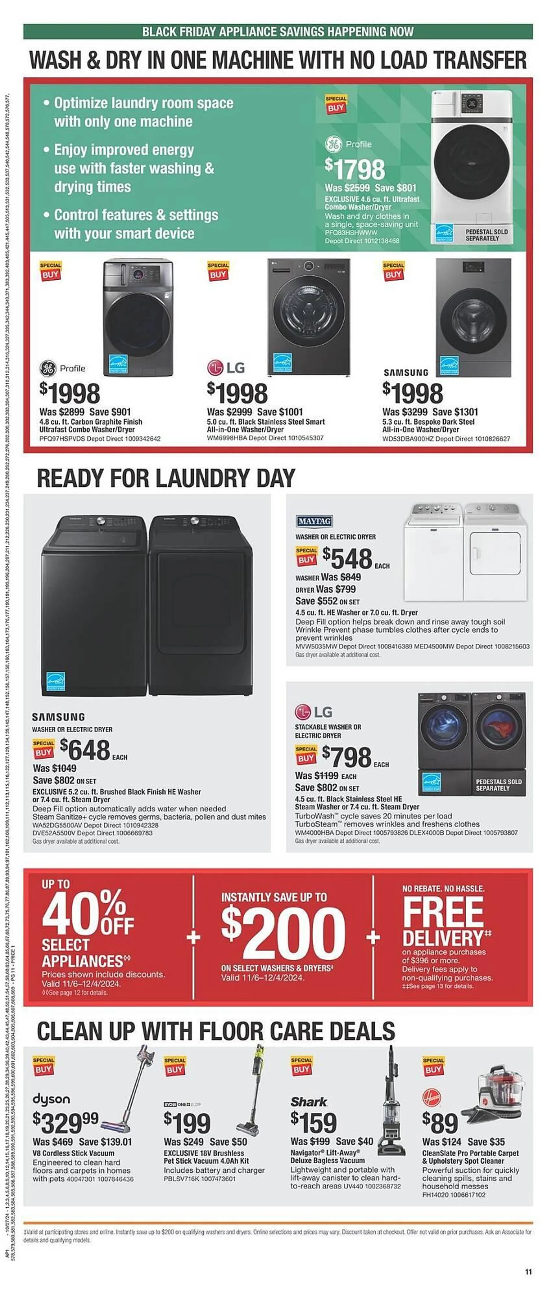 Weekly ad The Home Depot Weekly Ad from November 7 to November 27 2024 - Page 11