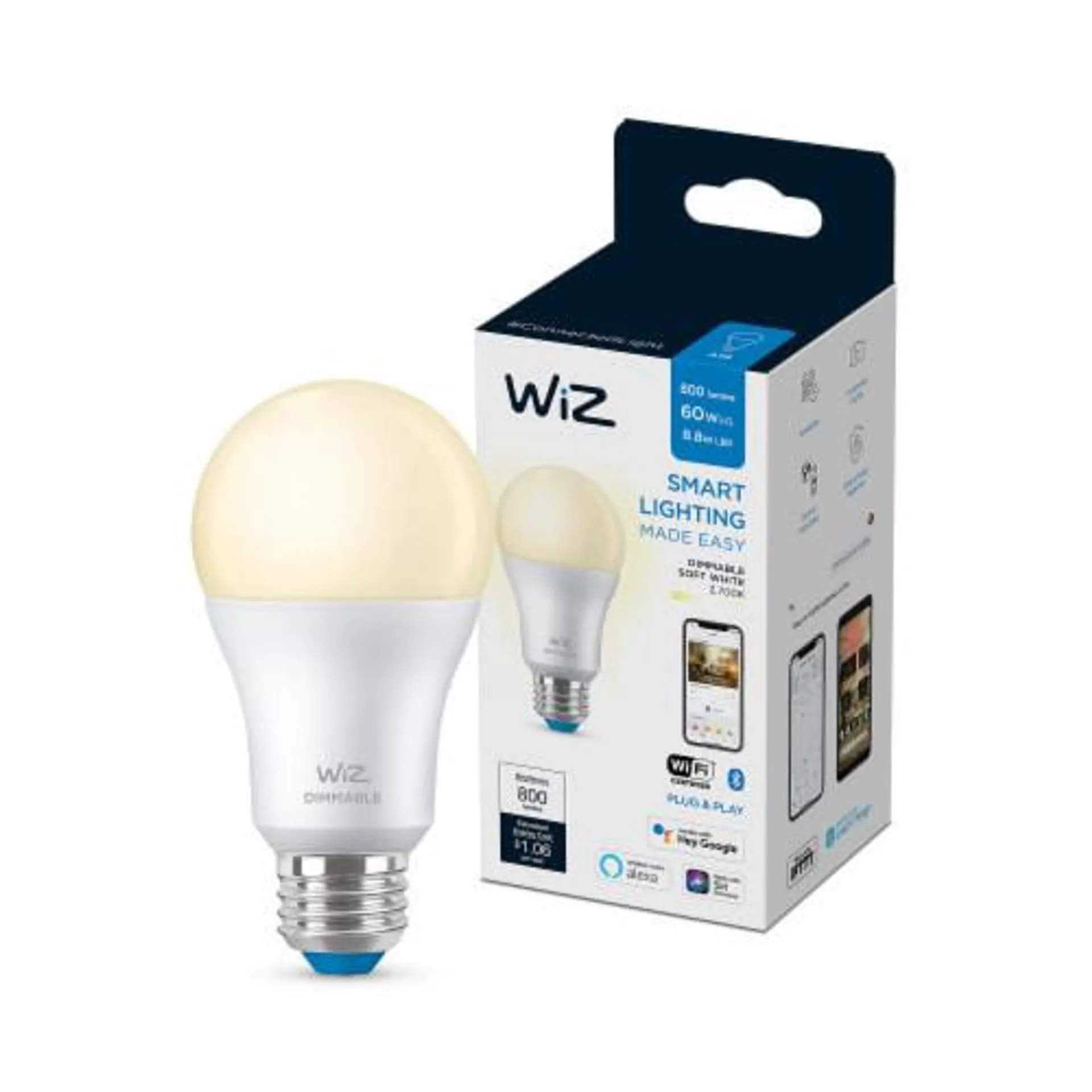 Philips WiZ (60-Watt) Smart Light Bulb