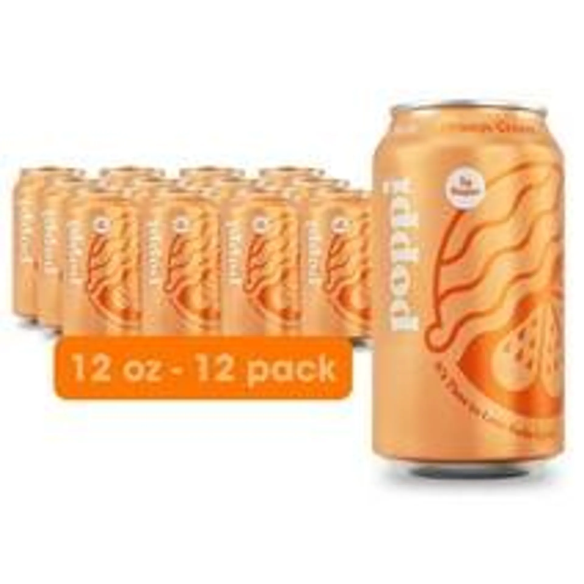 Great Value Cream Soda Pop, 12 fl oz, 12 Pack Cans