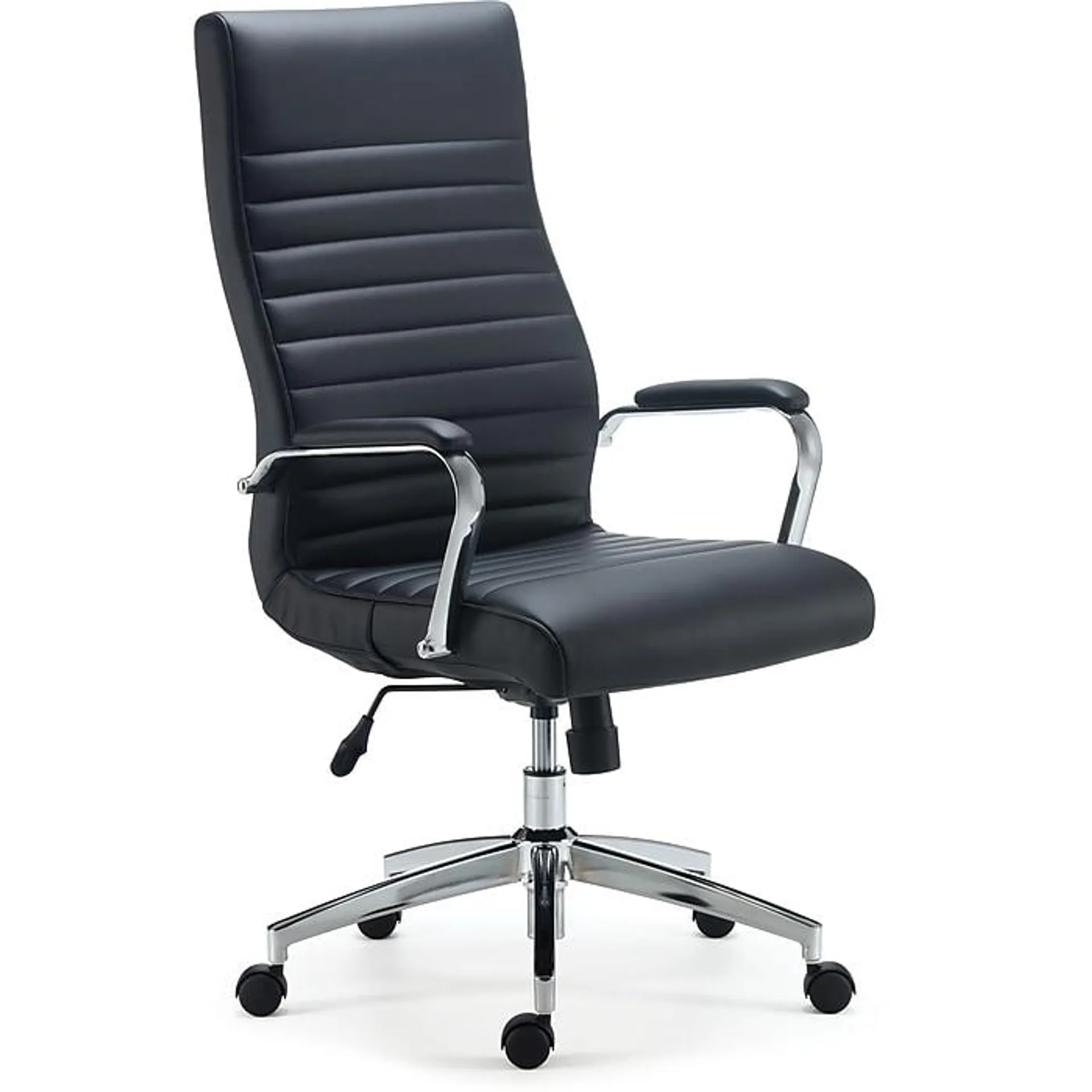 Staples Bentura Ergonomic Bonded Leather Swivel Managers Chair,