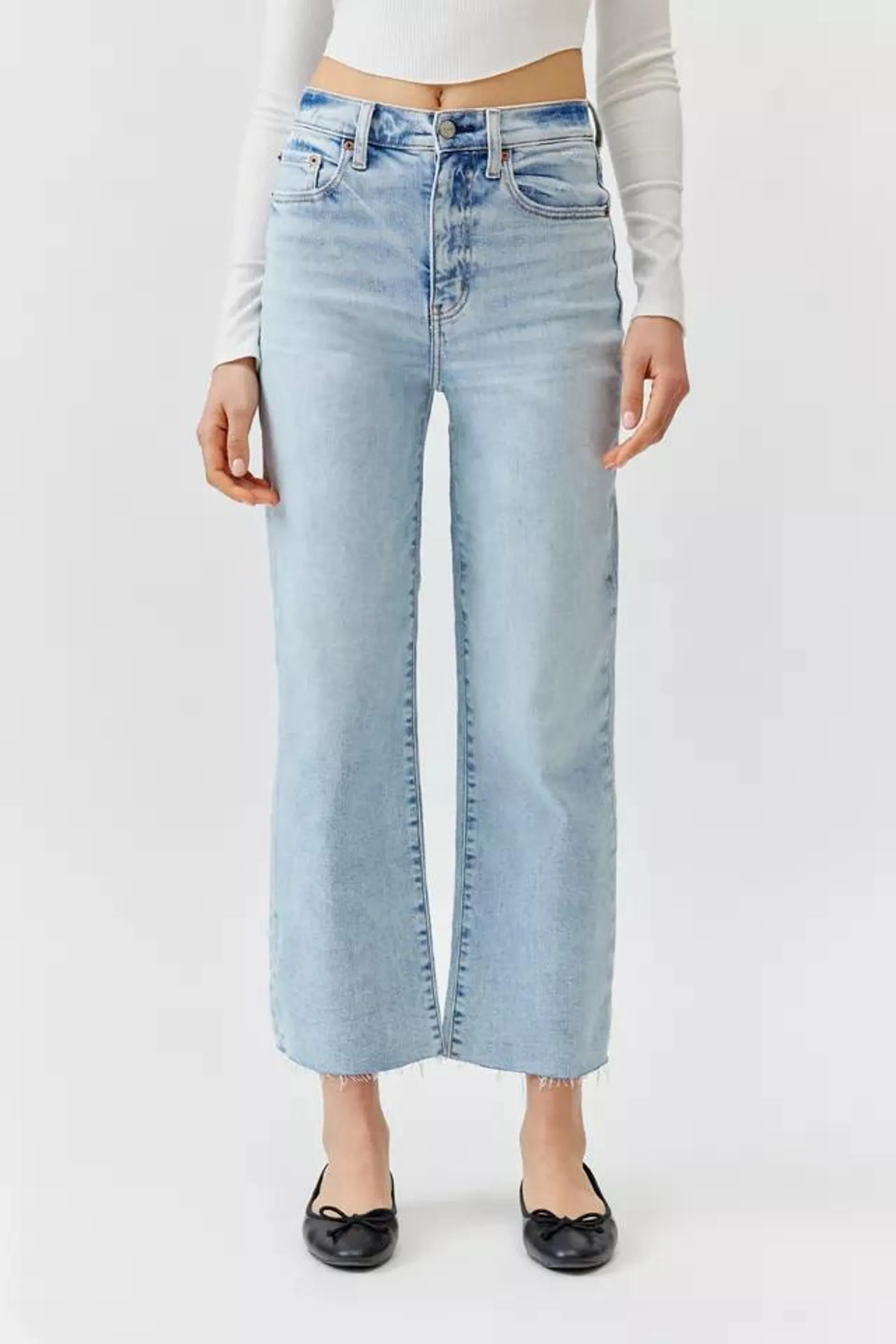 Daze Denim Pleaser High Waisted Wide Leg Jean