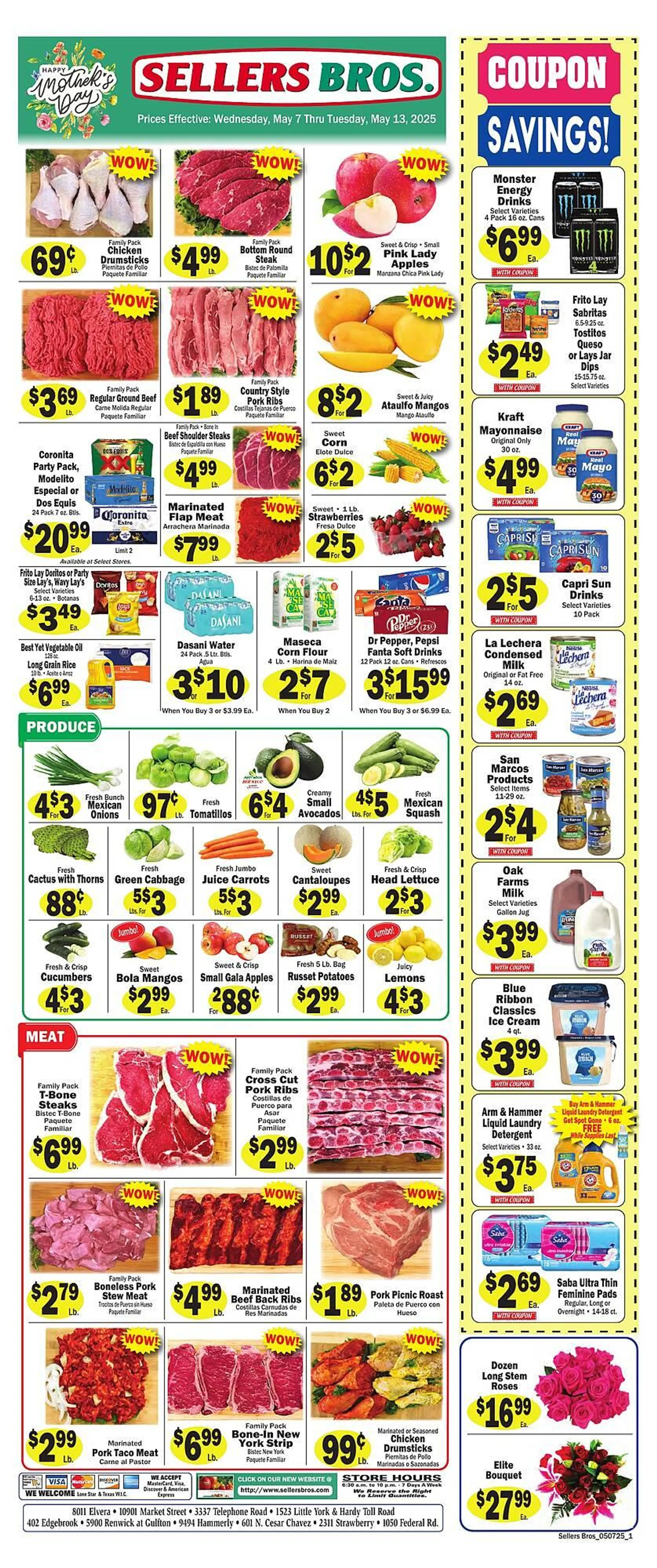 Sellers Bros Weekly Ad - 1
