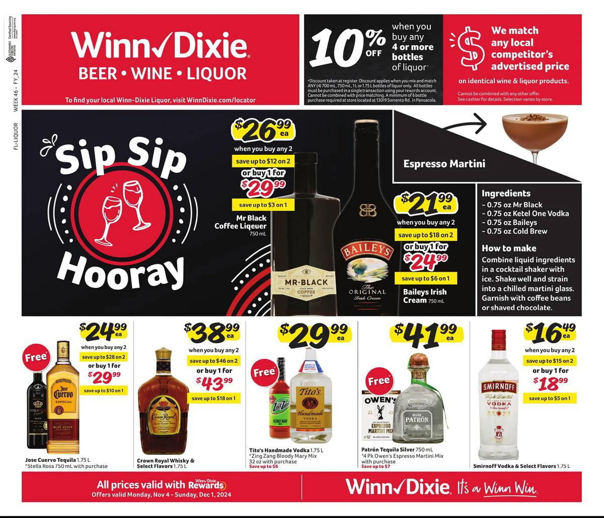 Winn Dixie Weekly Ad - 1