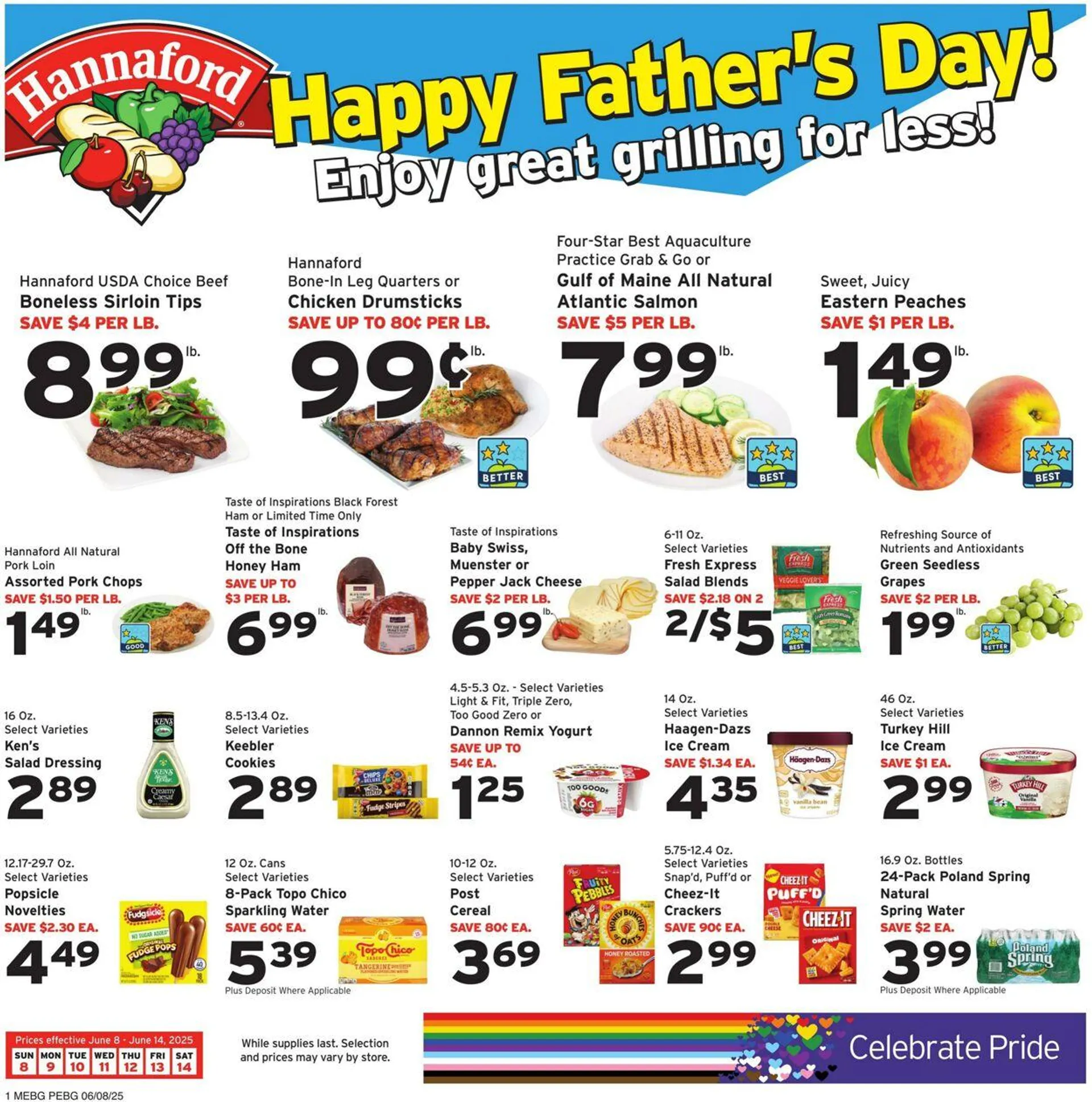 Weekly ad Hannaford Current weekly ad from June 8 to June 14 2025 - Page 1