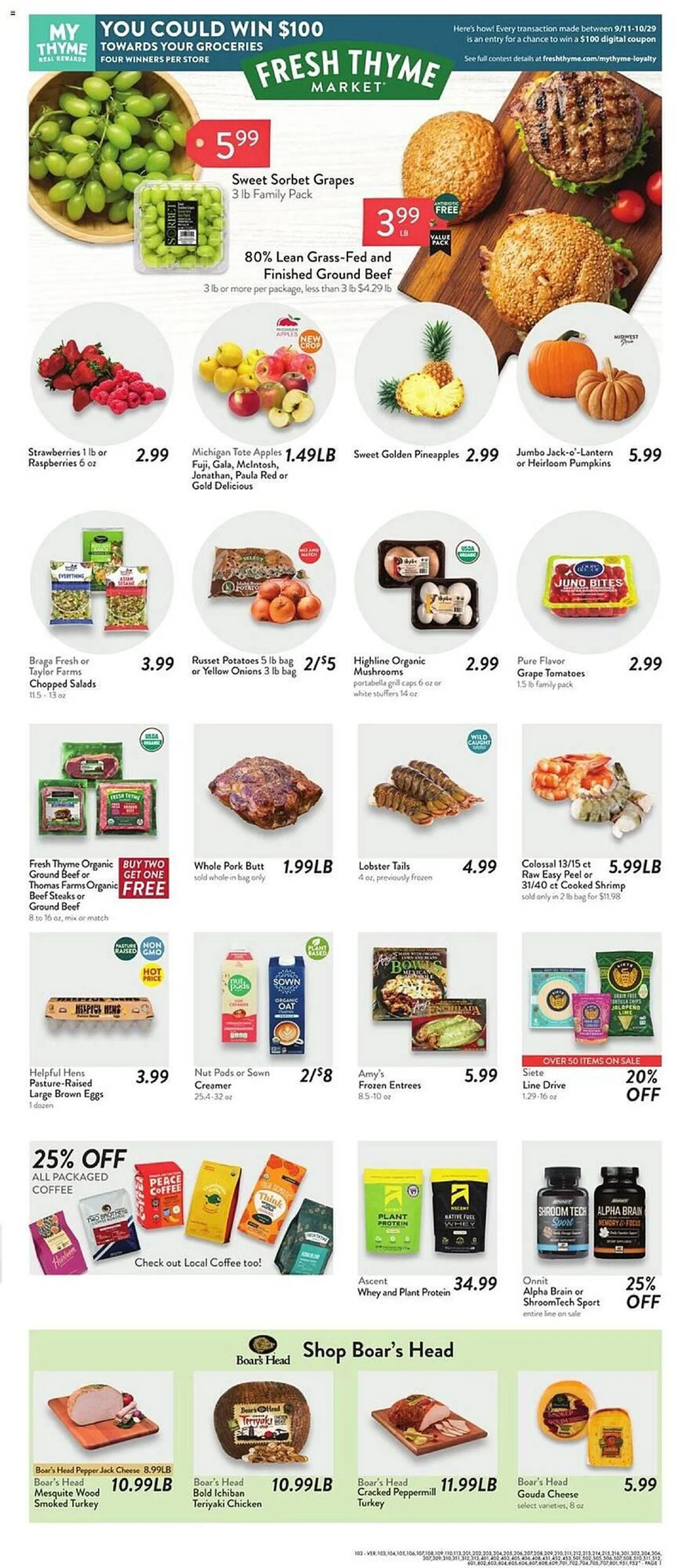 Fresh Thyme Weekly Ad - 1