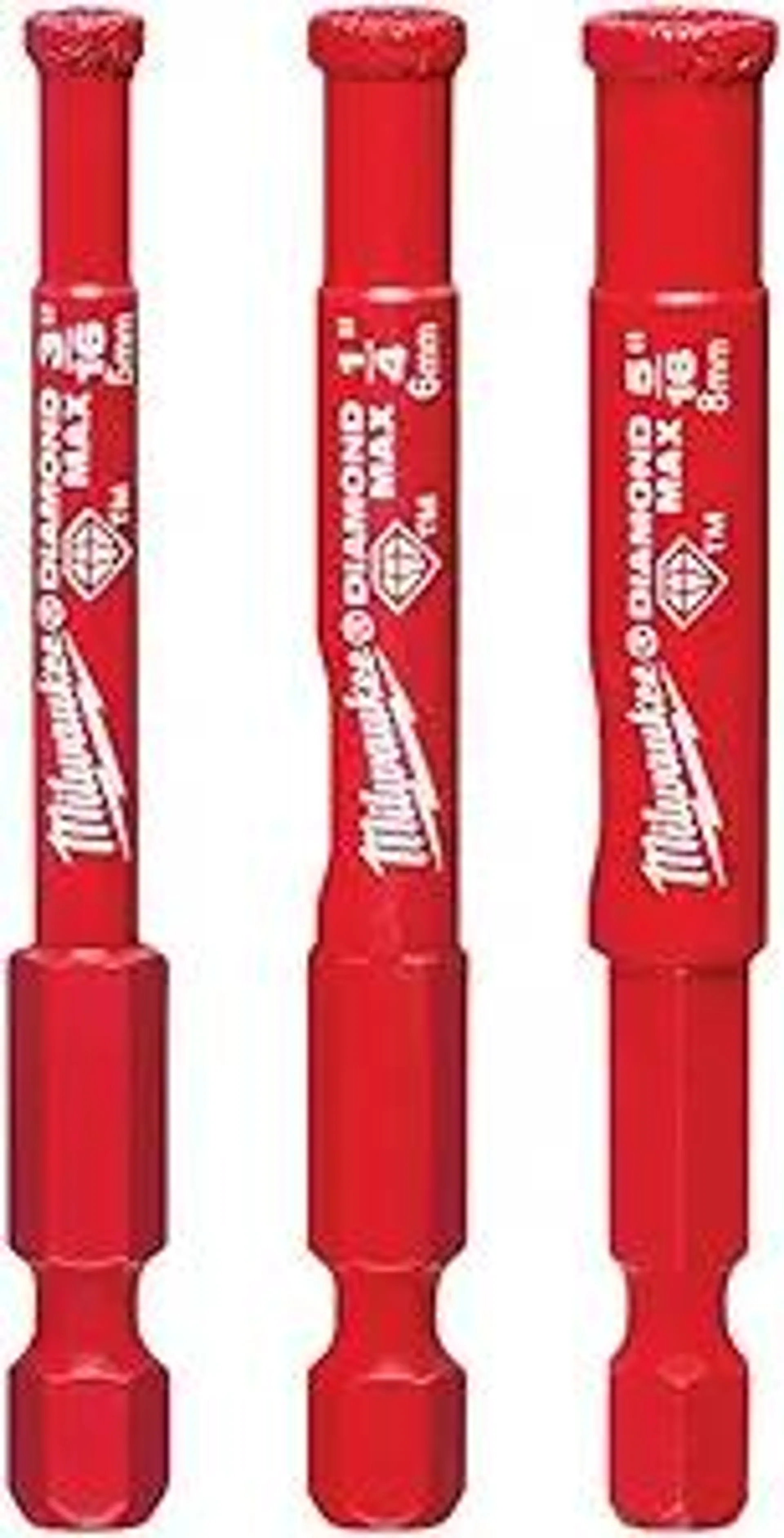 Milwaukee 49-56-0500 Diamond Max Diamond Grit Hole Saw 3 Piece Set 49560500 0