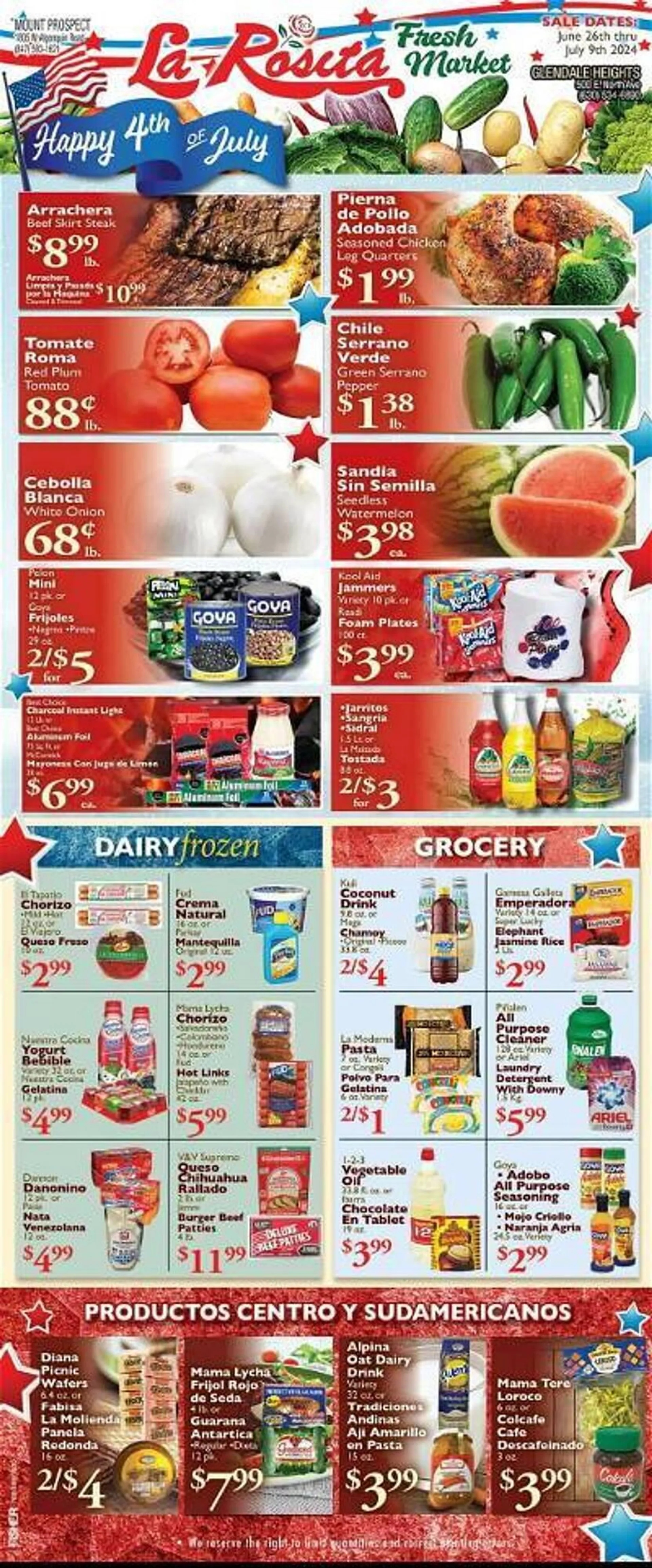 La Rosita Fresh Market Weekly Ad - 1