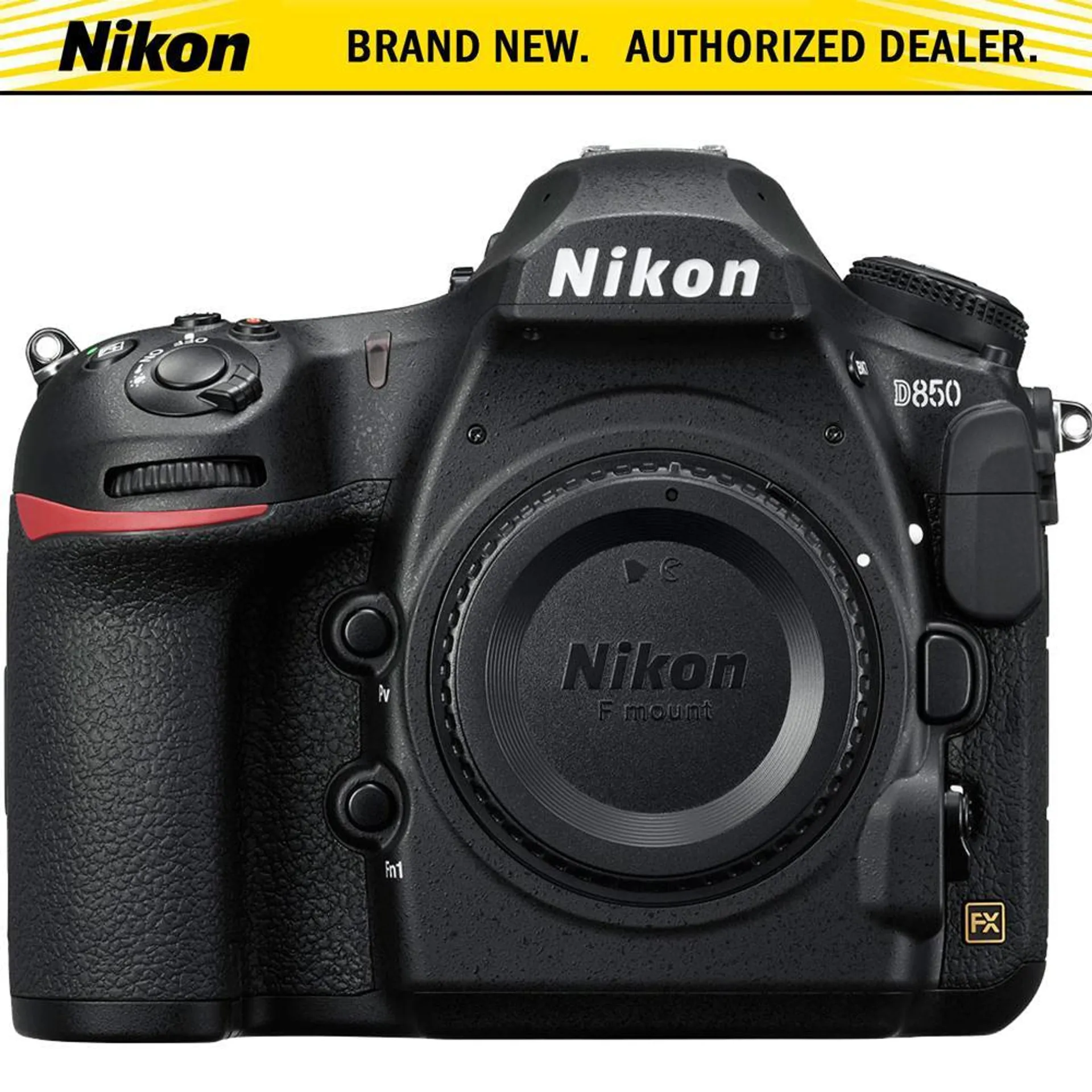 Nikon D850 45.7MP Full-Frame FX-Format Digital SLR Camera - Black (Body Only)