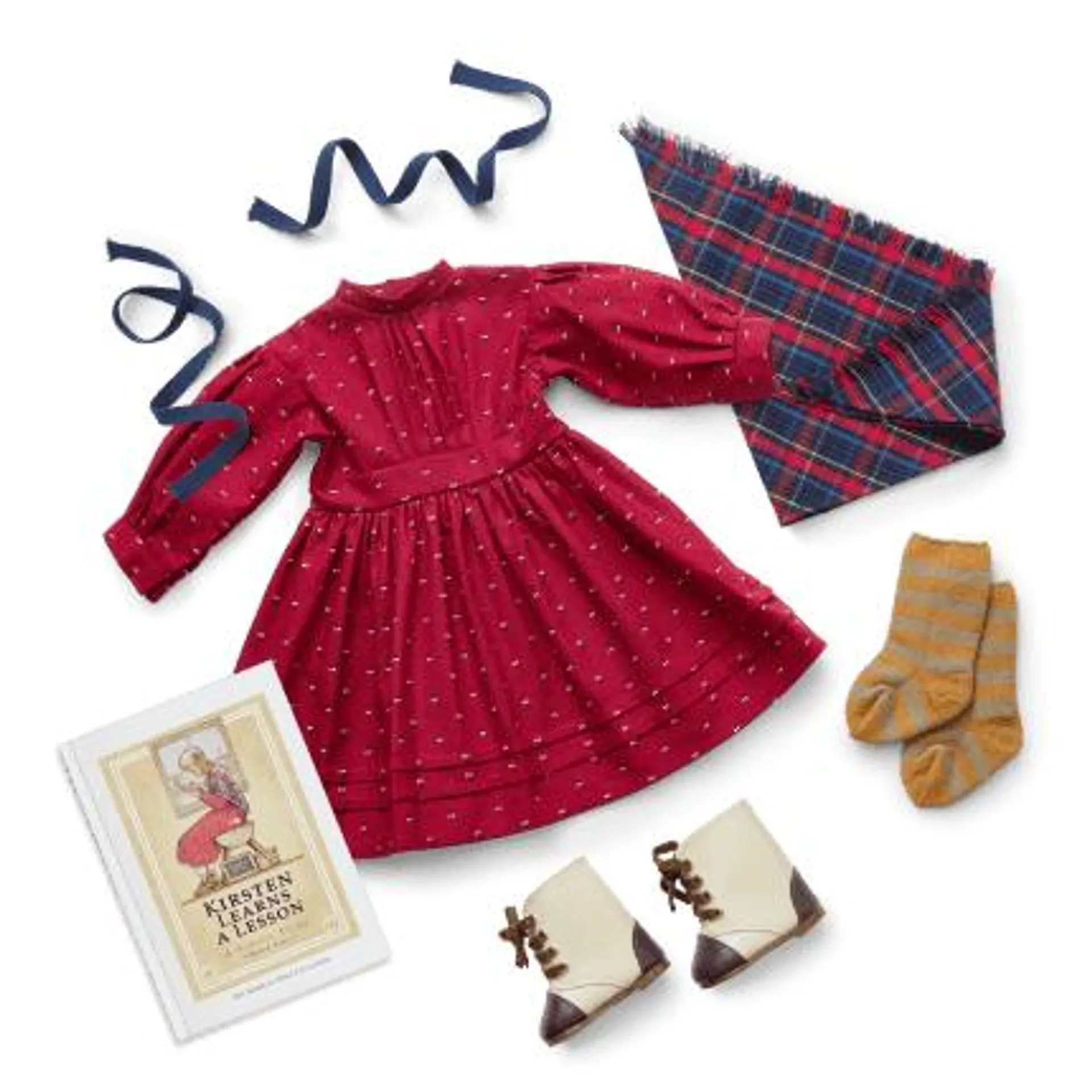 Kirsten’s™ School Outfit & Book (Historical Characters)
