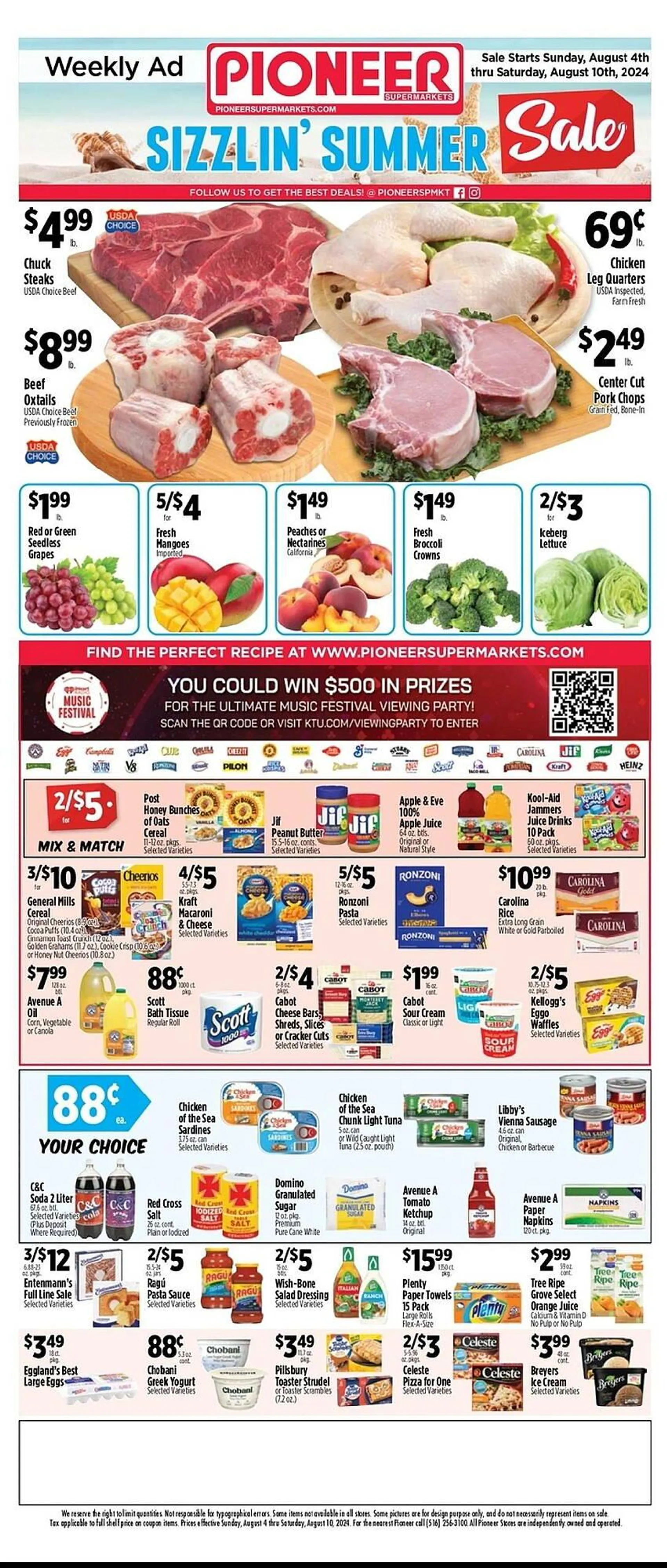 Pioneer Supermarkets Weekly Ad - 1