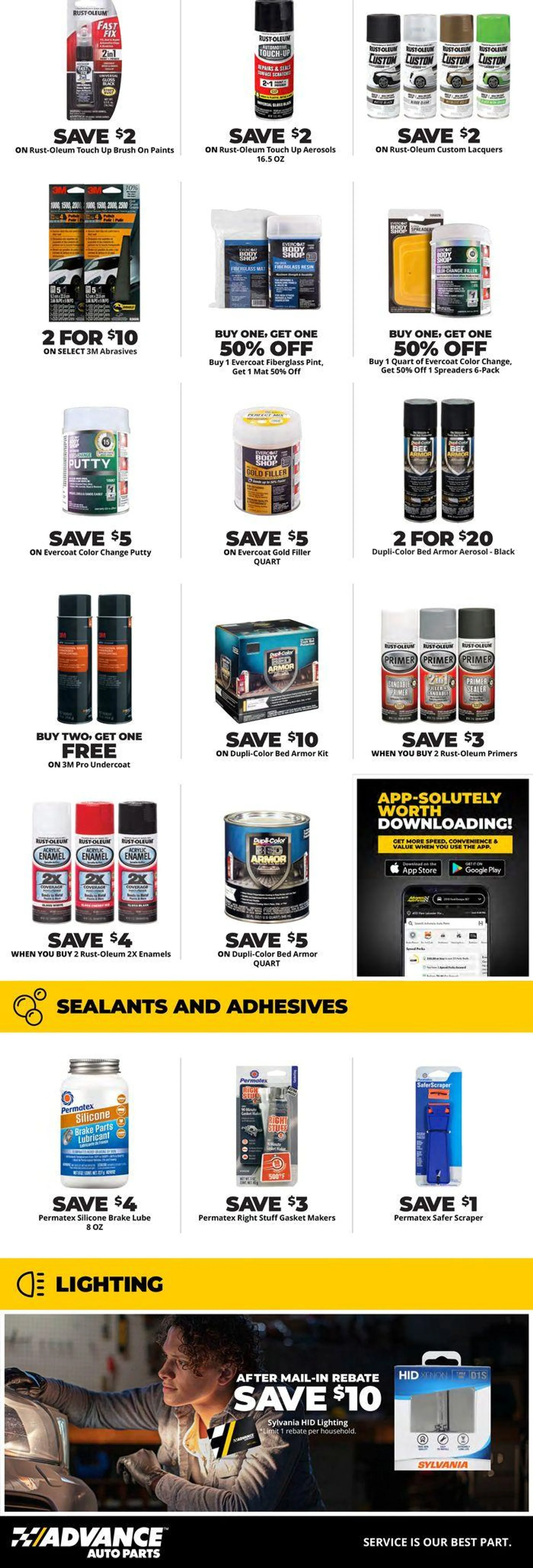 Advance Auto Parts Sales Ad - English - 9