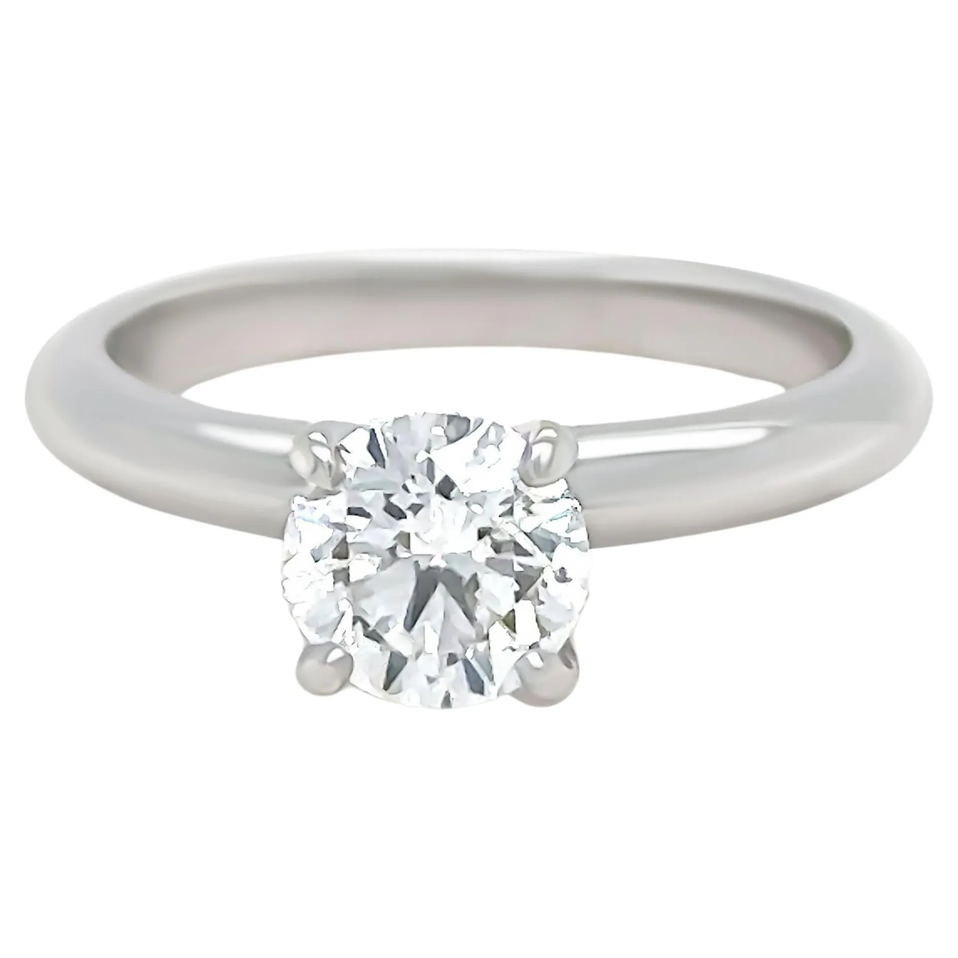 GIA 18ct White Gold Diamond Engagement Ring 0.72ct