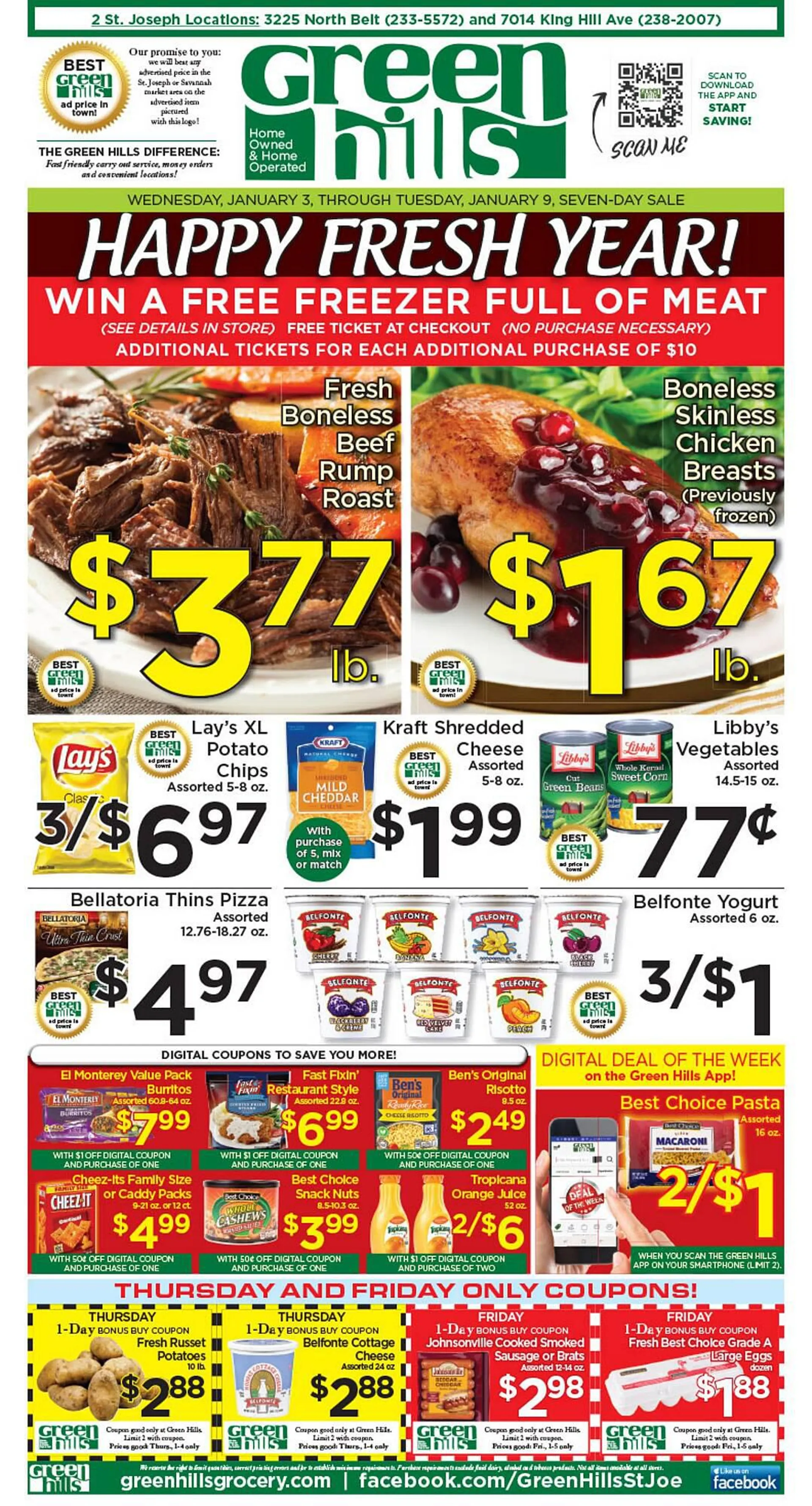 Weekly ad Green Hills Grocery ad from January 3 to January 9 2024 - Page 
