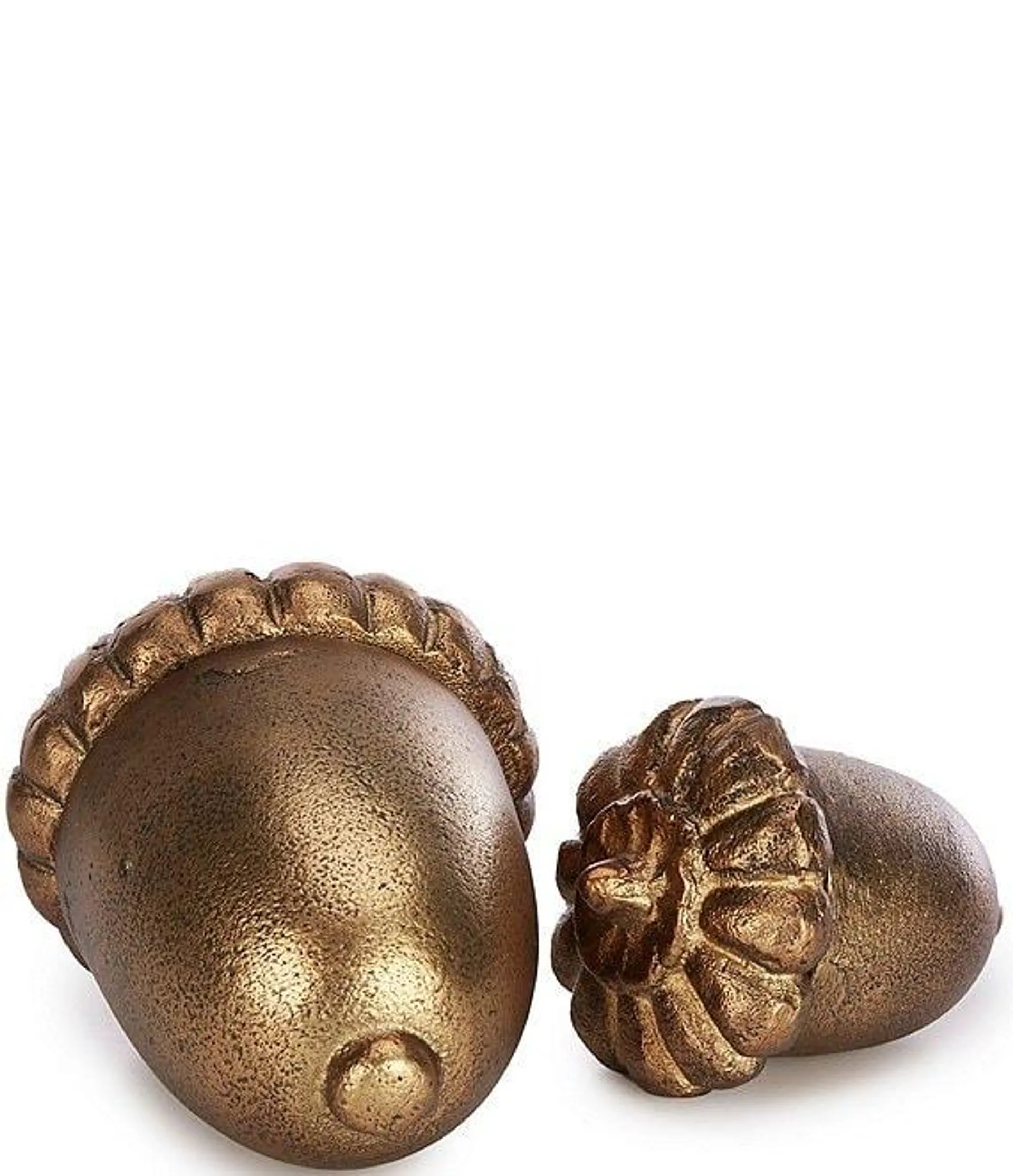 Festive Fall Collection Brass Acorn Set