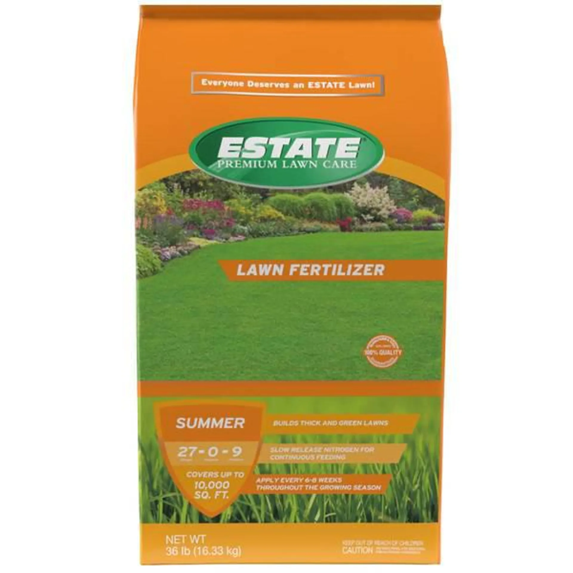 10,000 sq. ft. All Summer Premium Lawn Fertilizer 27-0-9