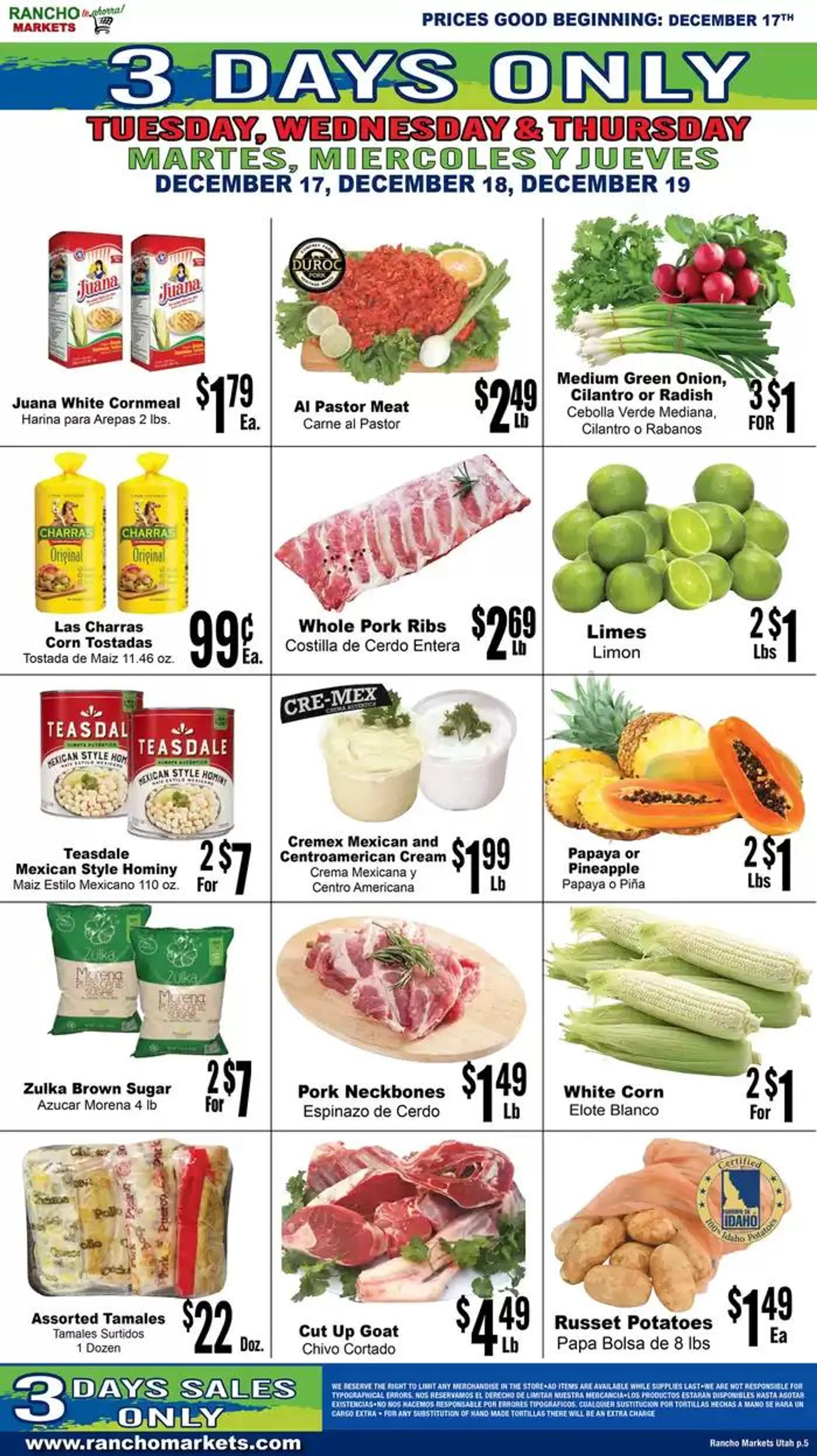 Weekly ad Flyer Rancho Markets from December 18 to January 1 2025 - Page 5