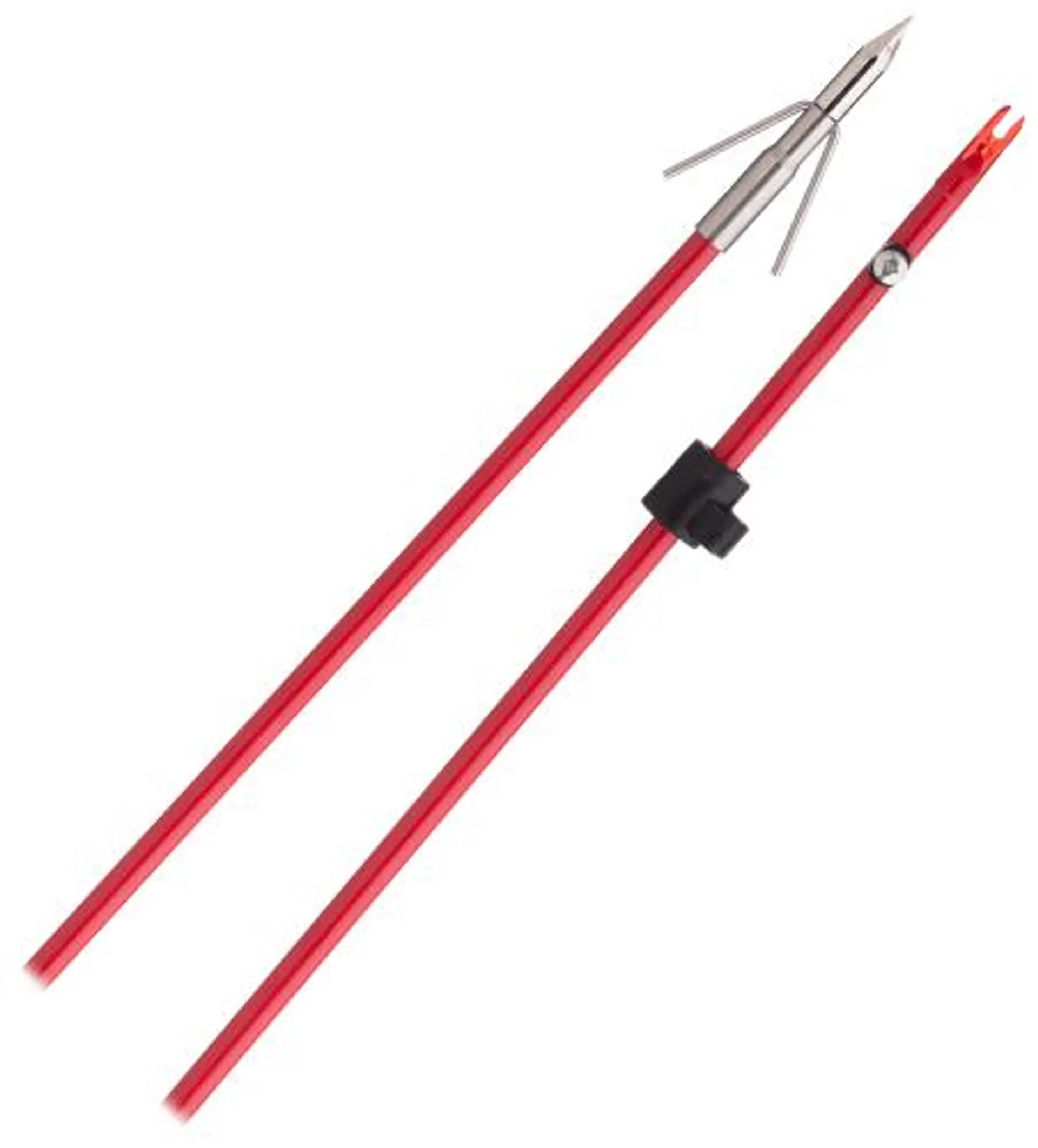 Cajun Archery Piranha Long Barb Point with Complete Arrow Set