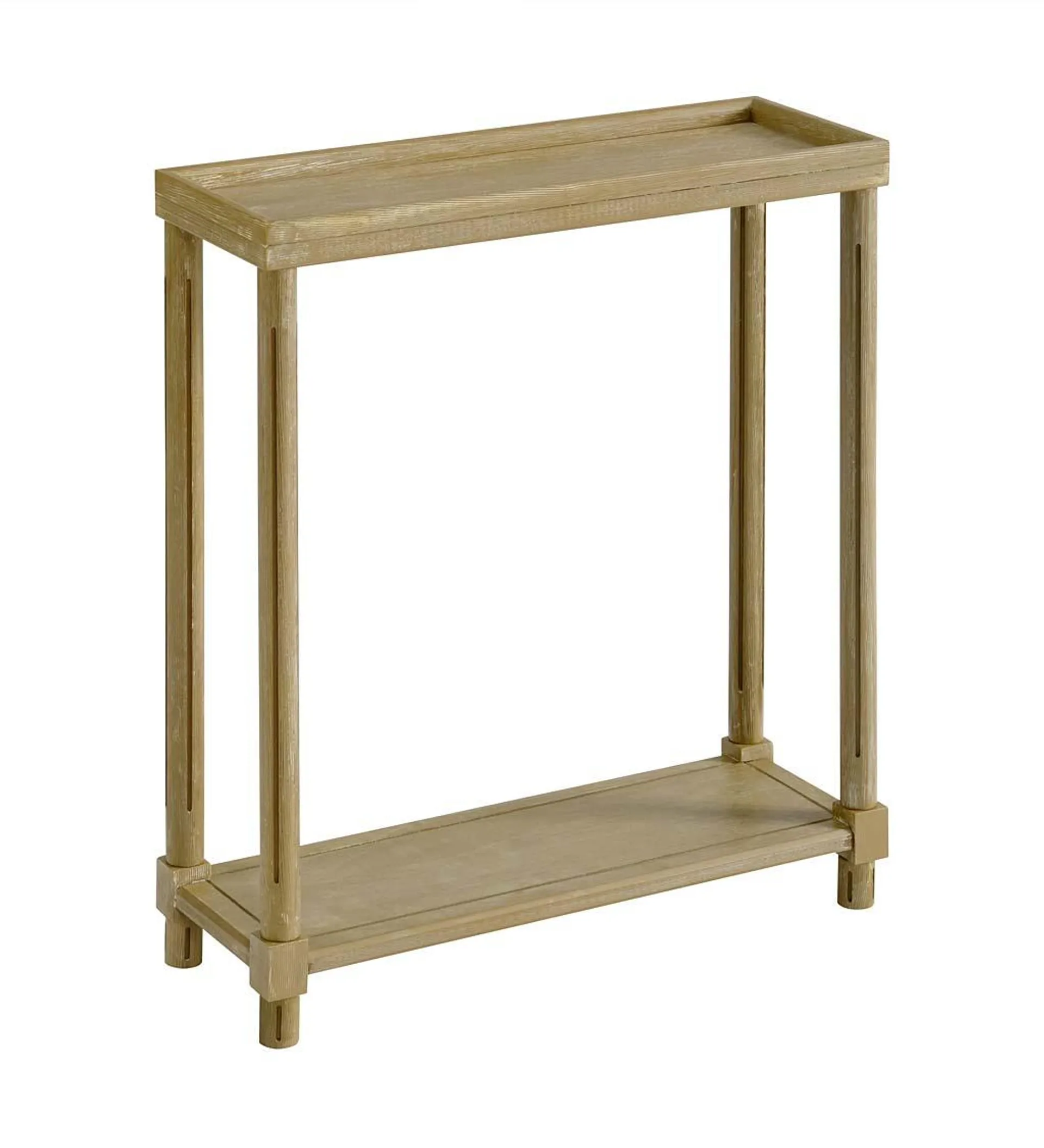 Allison Slim Wood Side Tables, Set of 2 - Oak