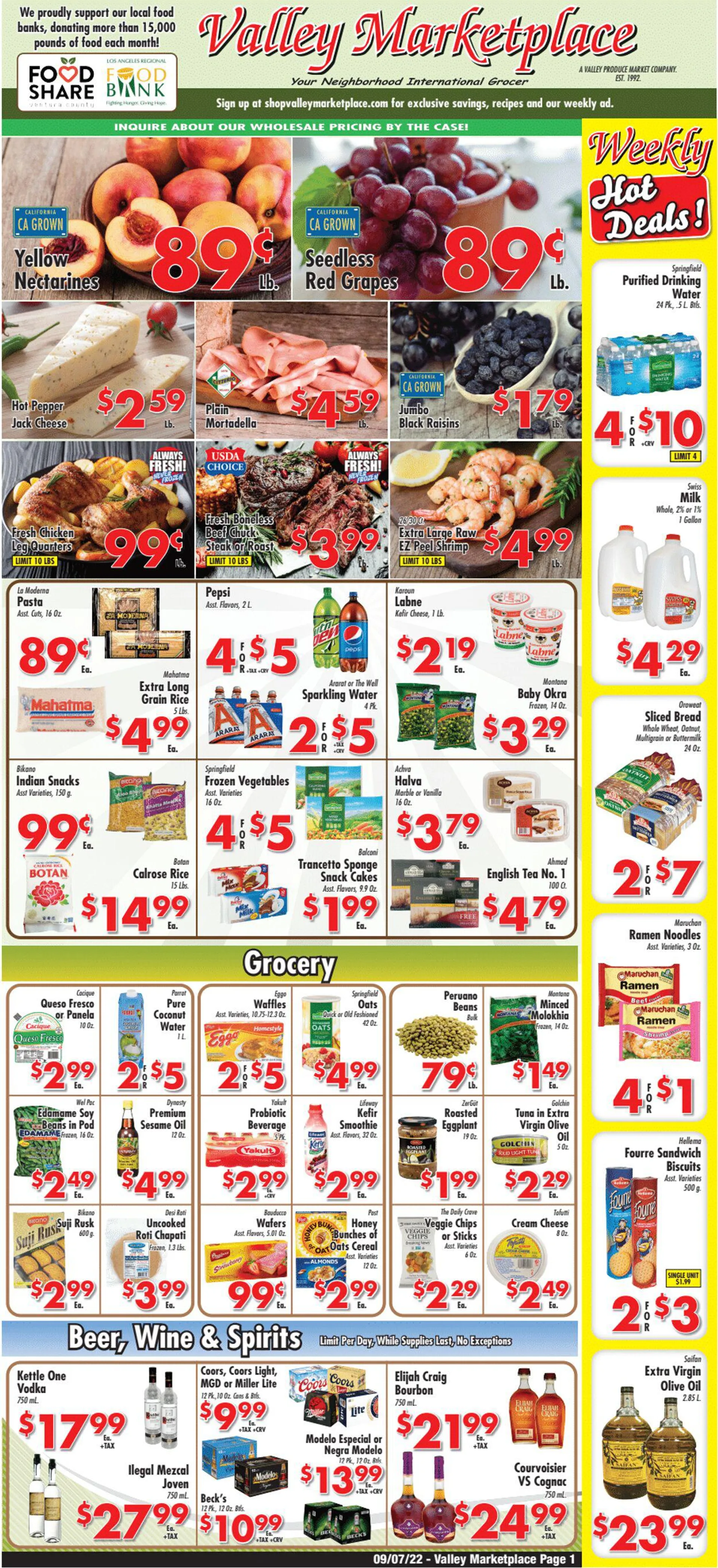 Valley Marketplace Current weekly ad - 1